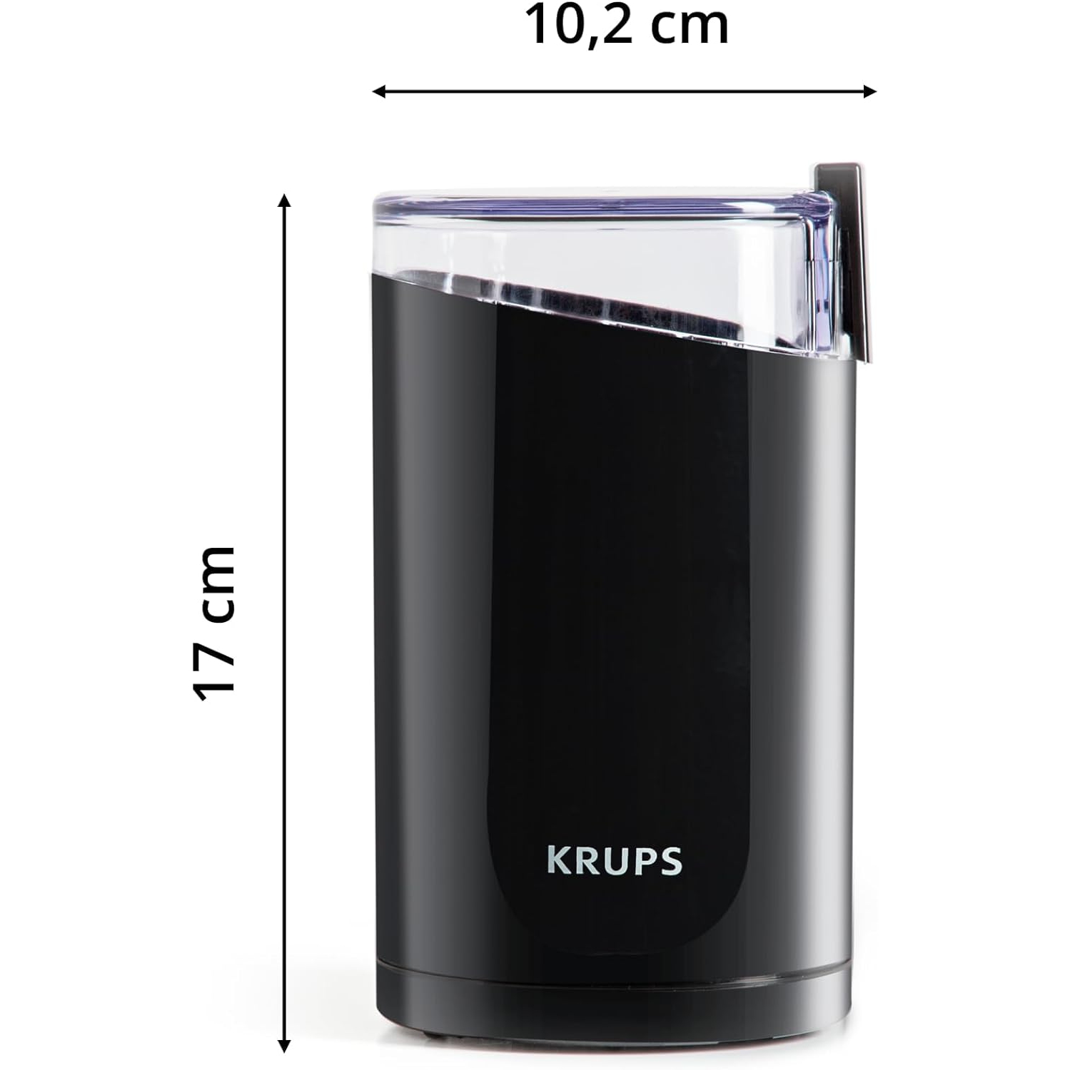 KRUPS One-Touch Coffee and Spice Grinder 12 Cup, 200 Watts - Black