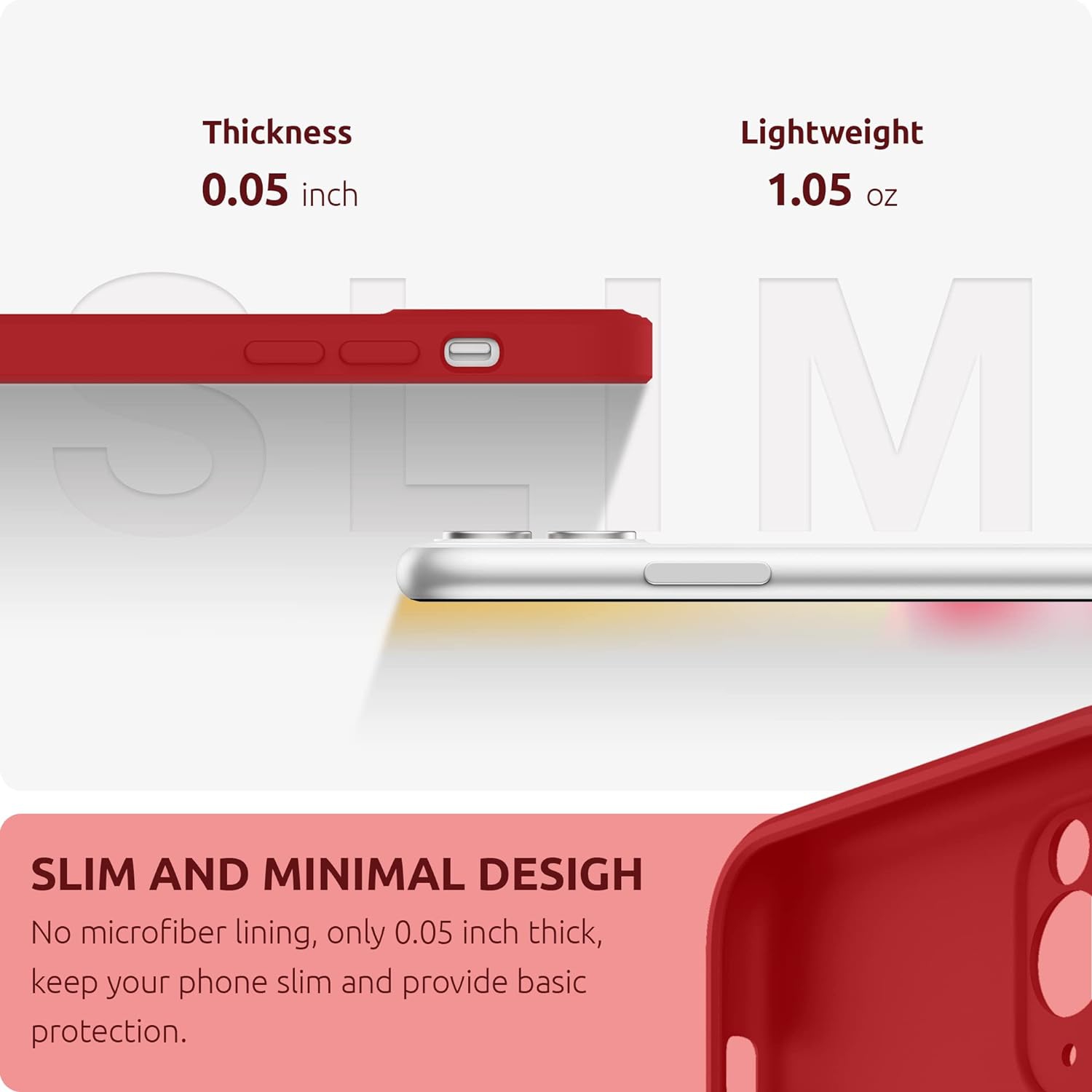 Silicone Case Compatible with iPhone 11 Pro Max, Soft Liquid Silicone Shockproof Flat Edge Phone Case