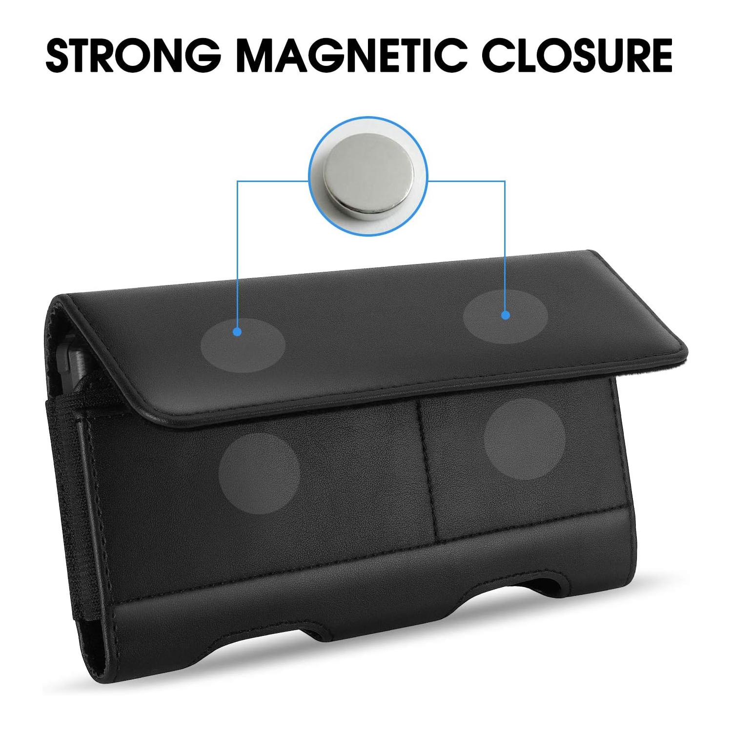 iPhone – Étui de ceinture Pro Max 13 Pro Max 11 Pro Max 14, pochette de ceinture en cuir iPhone XS Max avec pince de ceinture