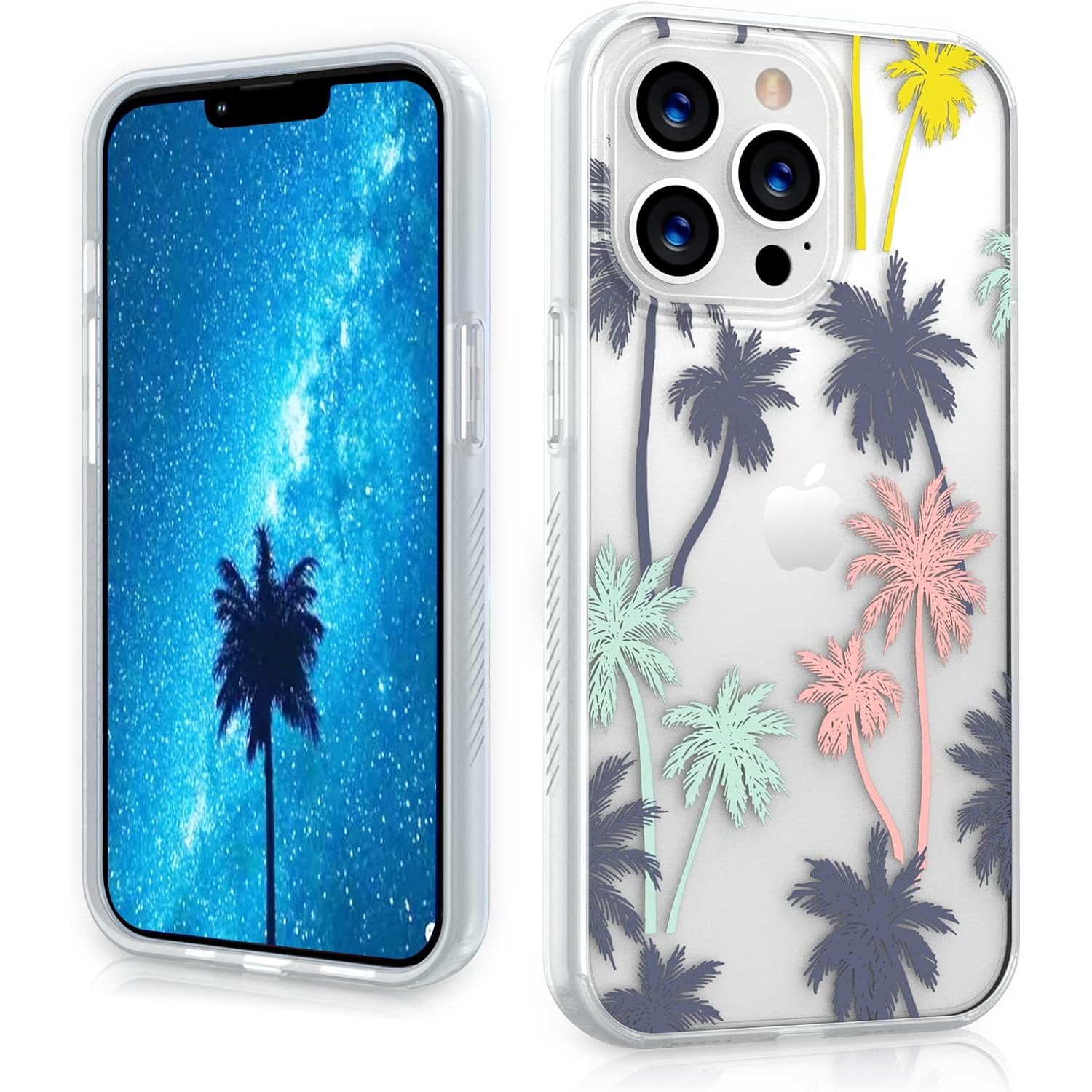 MYBAT PRO Mood Series Slim Cute Clear Crystal Case for iPhone 13 Pro Case, 6.1 inch, Stylish Shockproof Non-Yellowing