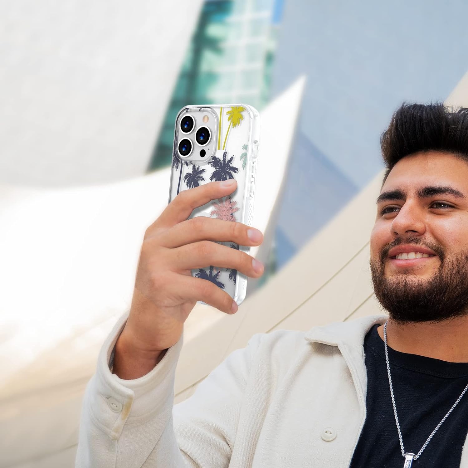 MYBAT PRO Mood Series Slim Cute Clear Crystal Case for iPhone 13 Pro Case, 6.1 inch, Stylish Shockproof Non-Yellowing