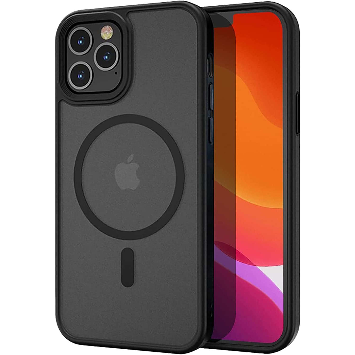 Translucent Magnetic Phone Case for iPhone 11 Pro Max with MagSafe Wireless Charging Anti-Yellow