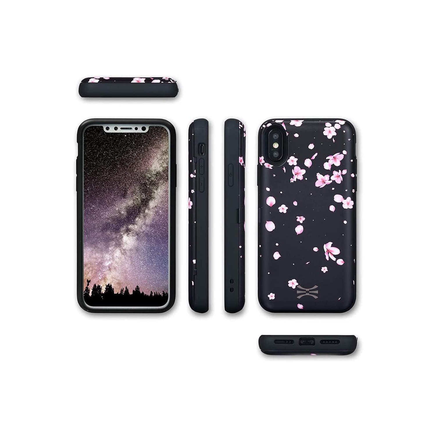 CX PRO II Case for iPhone Xs/iPhone X, with Card Holder | Slim Protective Cover with Hidden Cards Wallet Flip Slot