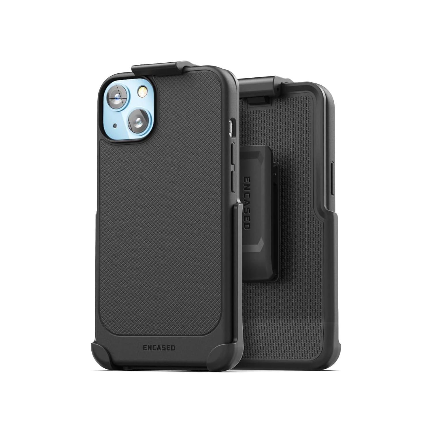 Étui Slim Armor conçu pour iPhone 14 plus avec pince de ceinture, étui pour téléphone Slim Fit avec étui