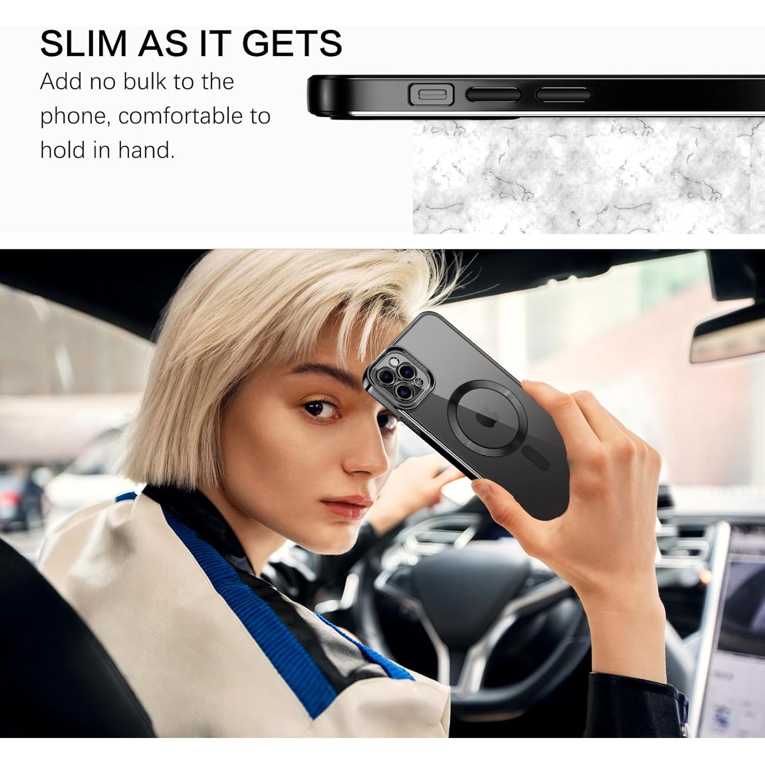 Magnetic Case for iPhone 11 Pro Max Compatible with Magsafe,Transparent iPhone 11 Pro Max Case Slim Cover Full