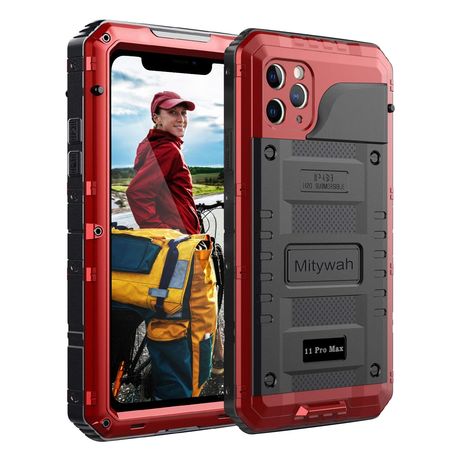Compatible with iPhone 11 Pro Max Case Shockproof Waterproof Full Body Protective Heavy Duty Built-in Screen