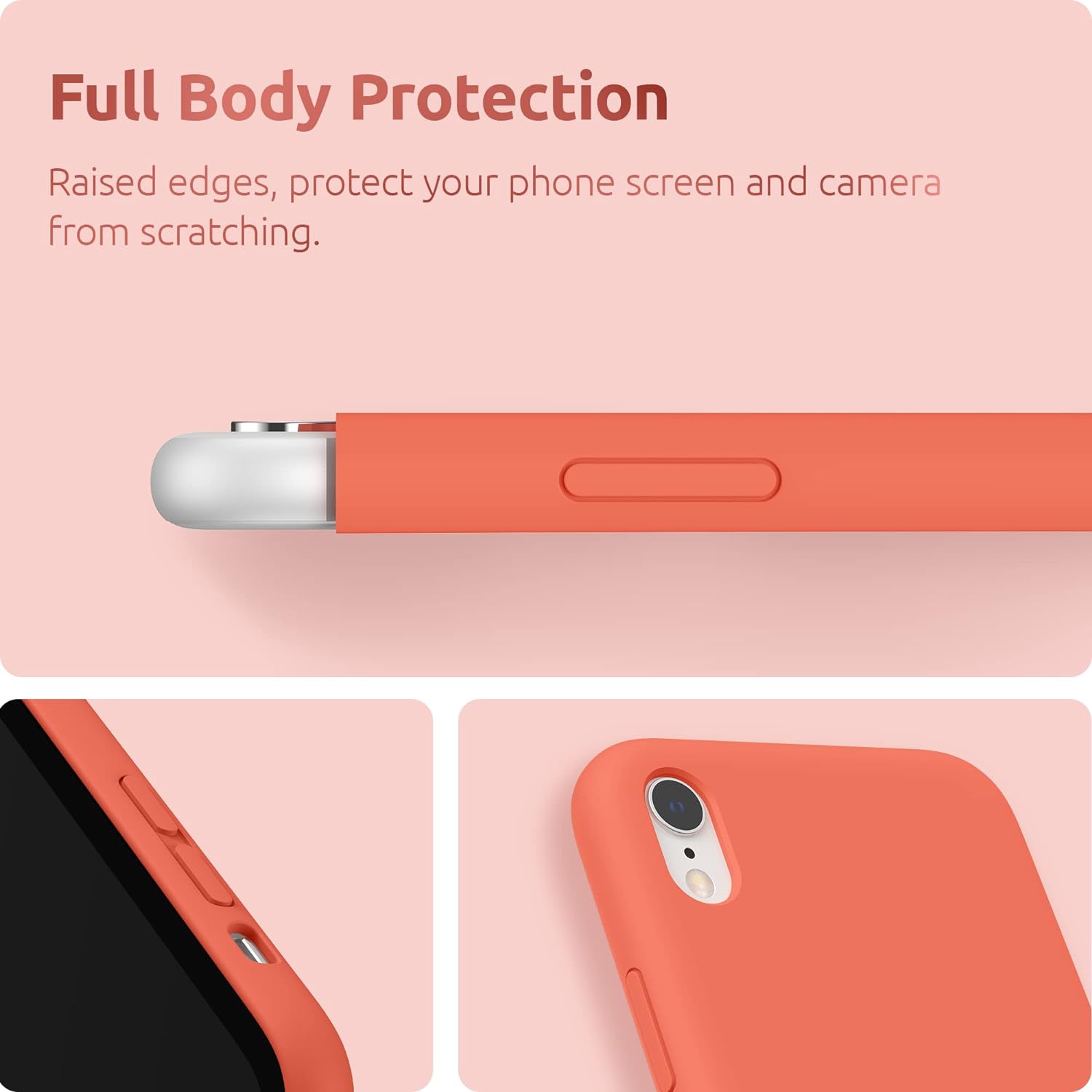 iPhone XR Silicone Case,Liquid Silicone Gel Rubber Anti-Scratch 6.1 inch Phone Case for iPhone XR
