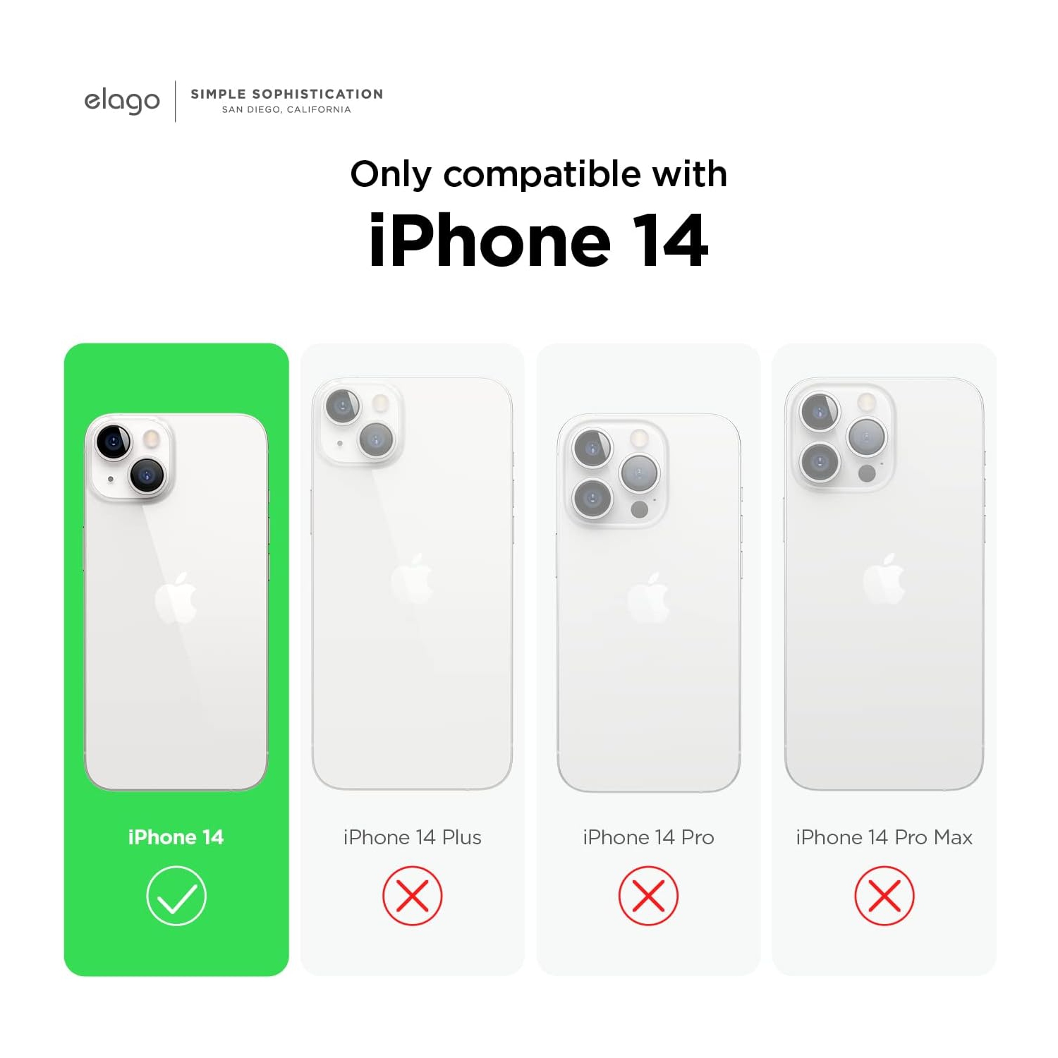 Compatible with iPhone 14 Case, Liquid Silicone Case, Full Body Protective Cover, Shockproof, Slim Phone Case,