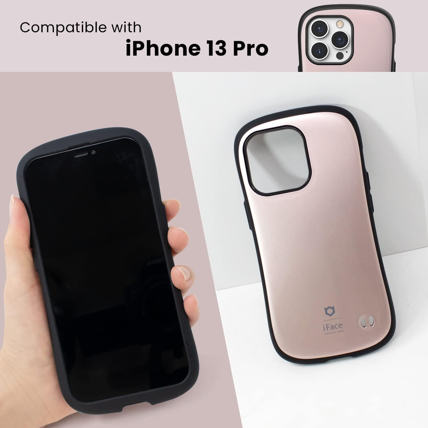 First Class Designed for iPhone 13 Pro – Cute Shockproof Dual Layer [Hard Shell + Bumper] Phone Case [Drop