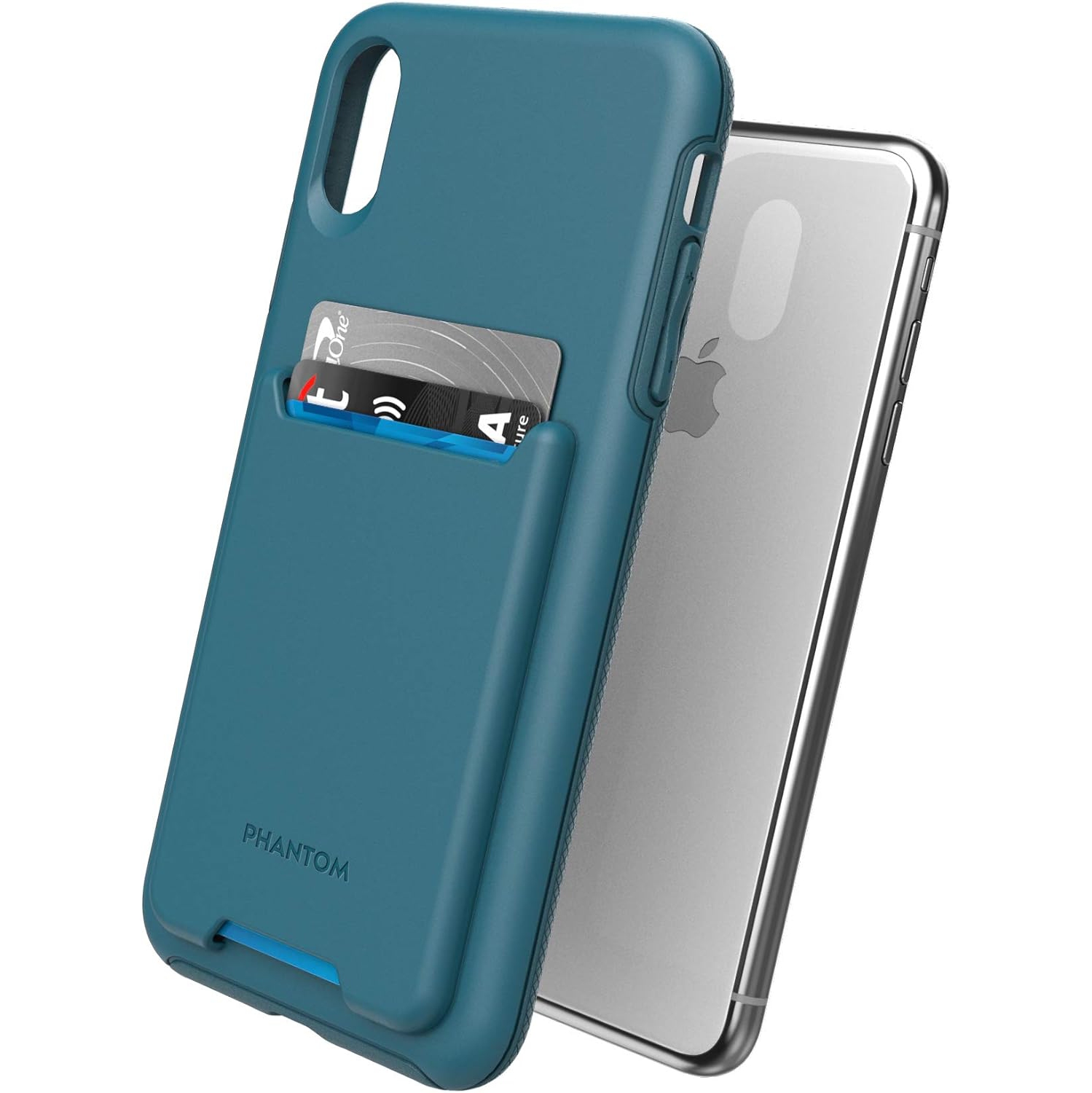 iPhone XR Wallet Case, Ultra Slim Credit Card and ID Holder Thin Protective Grip Cover