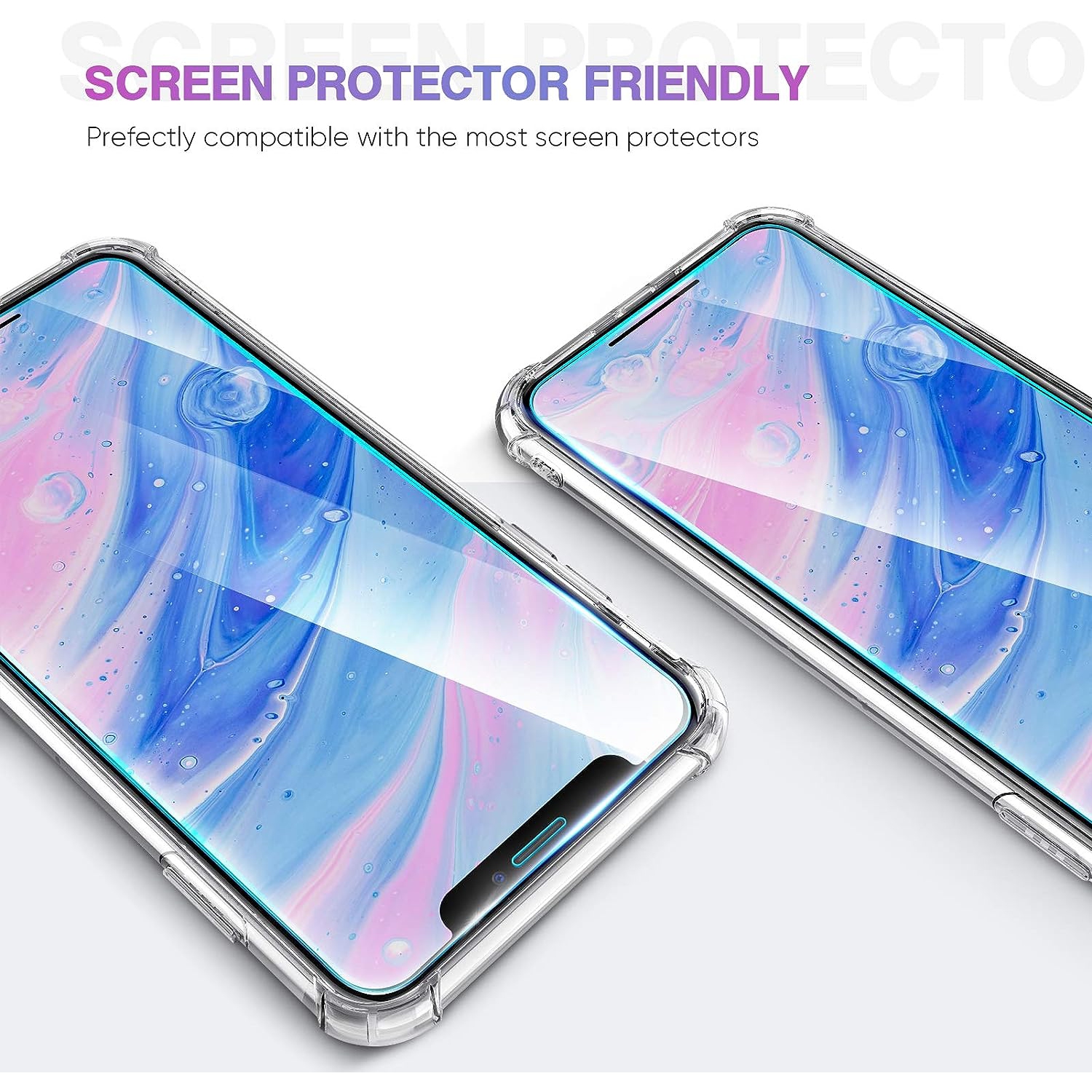 Case Compatible with iPhone 11 pro Case, with 4 Corners Shockproof Protection