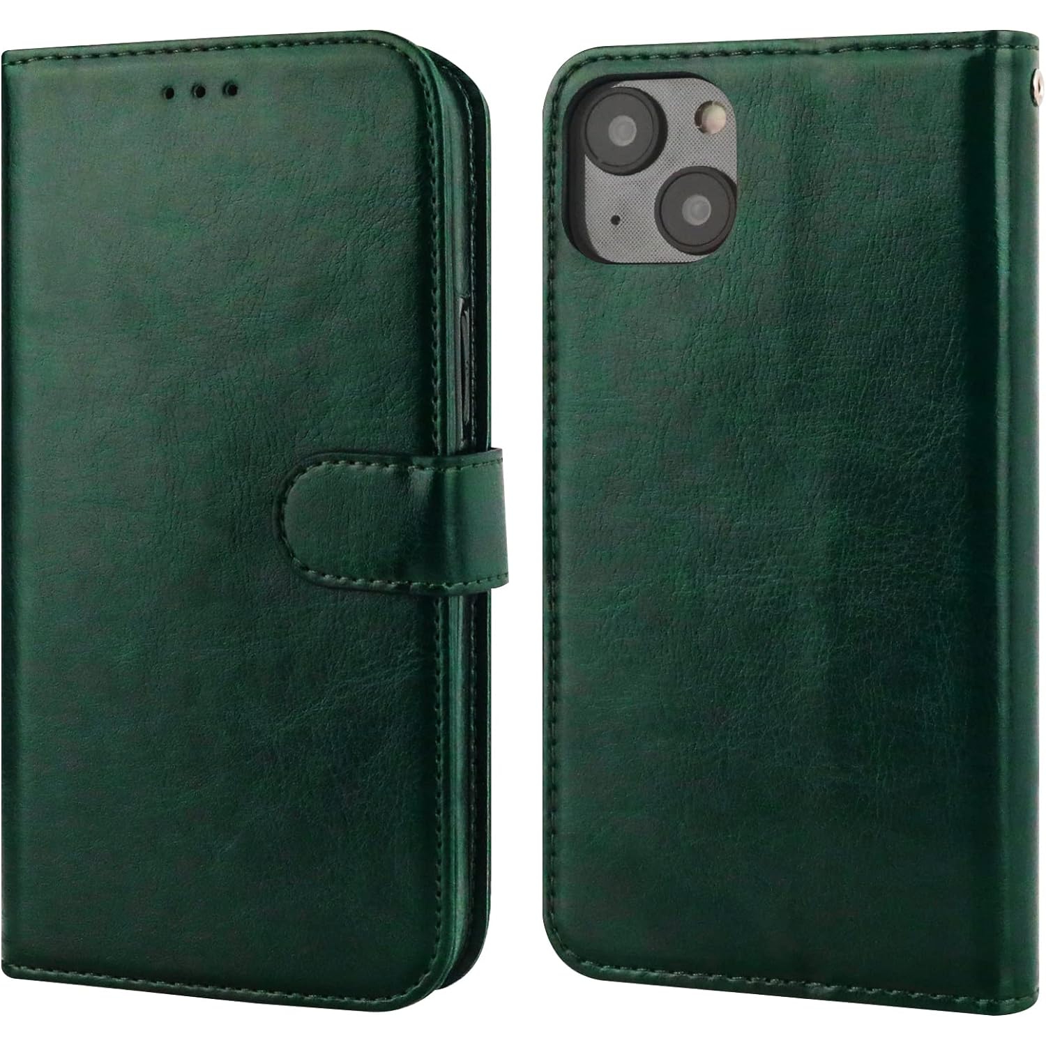 Detachable Wallet Case for iPhone 14 RFID Blocking Card Slots Holder Premium PU Leather Magnetic Kickstand