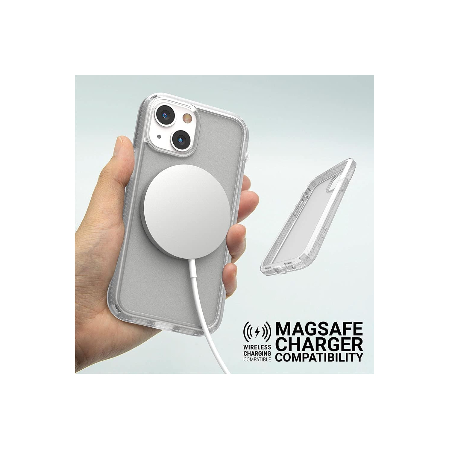 iPhone – Étui mince de la série 13 Mini Case influence, étuis de sécurité à impression doigt, téléphone à l’épreuve des chutes, avec cordon