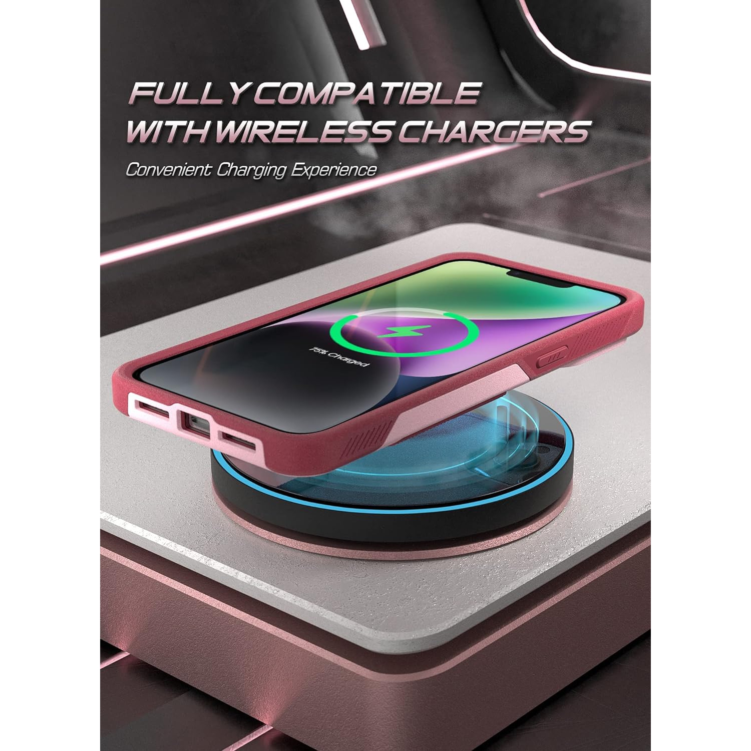 Neon Series iPhone 14 Plus Case, Dual Layer Heavy Duty Tough Rugged Light Weight Slim Shockproof Protective Drop