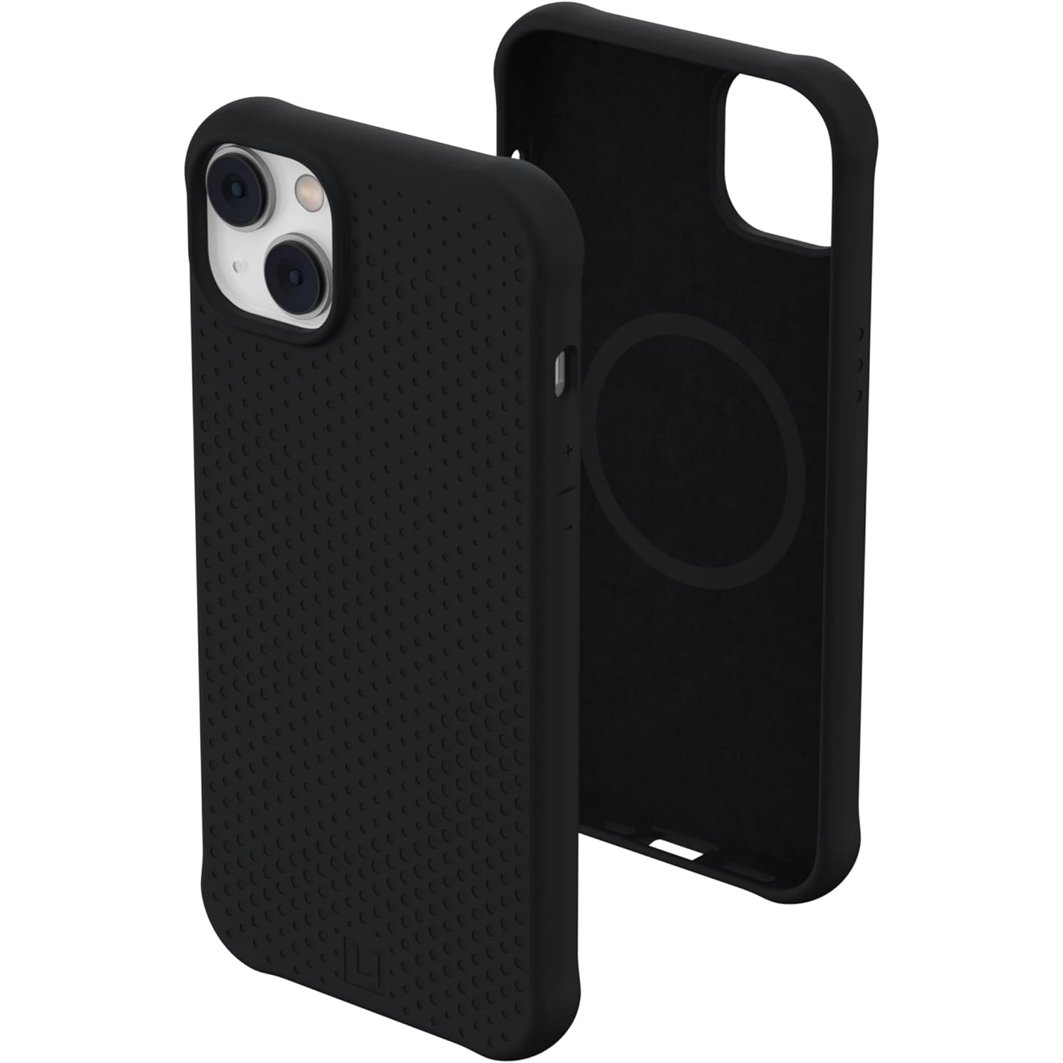 [U] by UAG Designed for iPhone 14 Plus Case Black 6.7" Dot Built-in Magnet Compatible with MagSafe Charging Slim