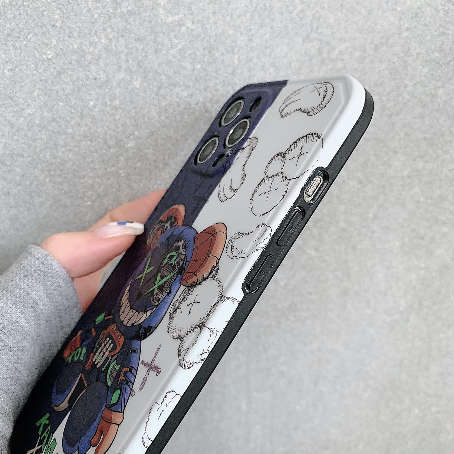 PBXOO iPhone 13 PRO Solid CASE XX 3D Creative Design TPU for Men Women Hard Bumper Silicone Shockproof Protective