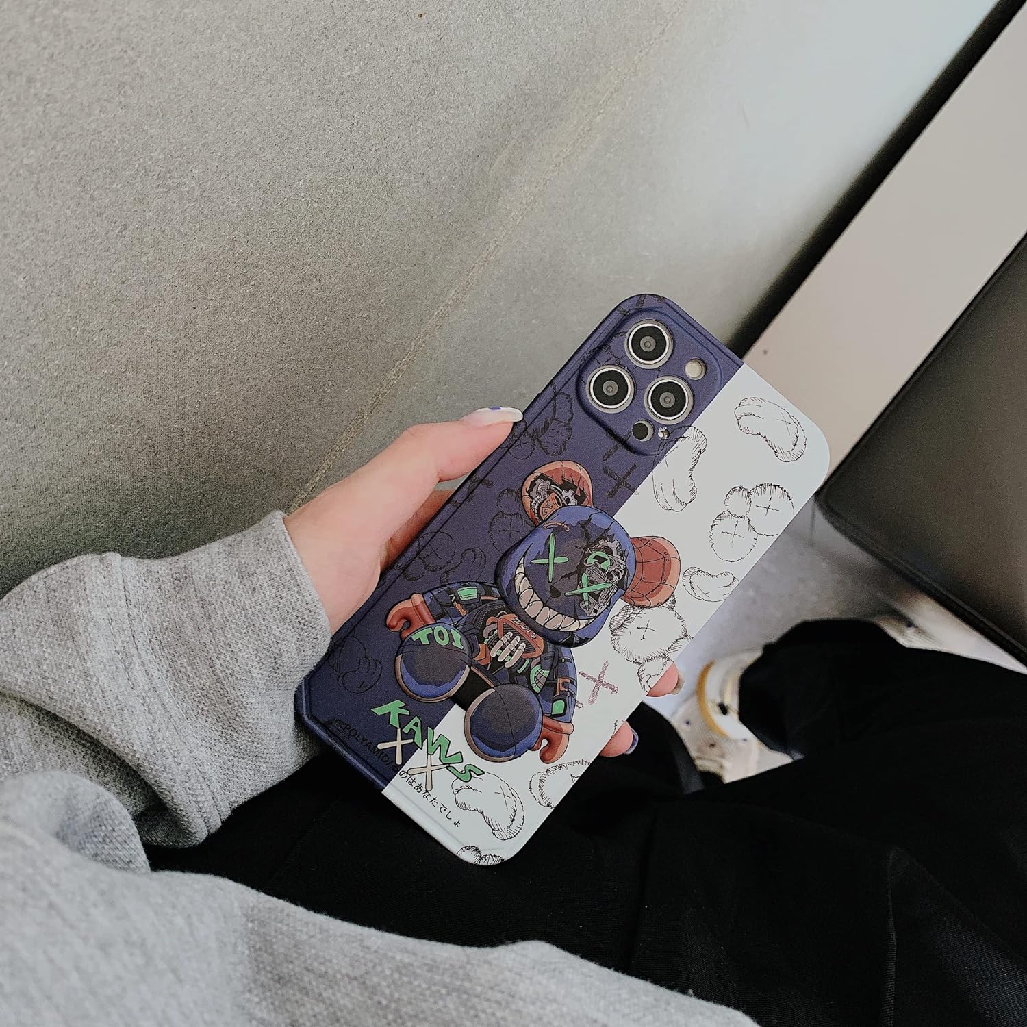 PBXOO iPhone 13 PRO Solid CASE XX 3D Creative Design TPU for Men Women Hard Bumper Silicone Shockproof Protective