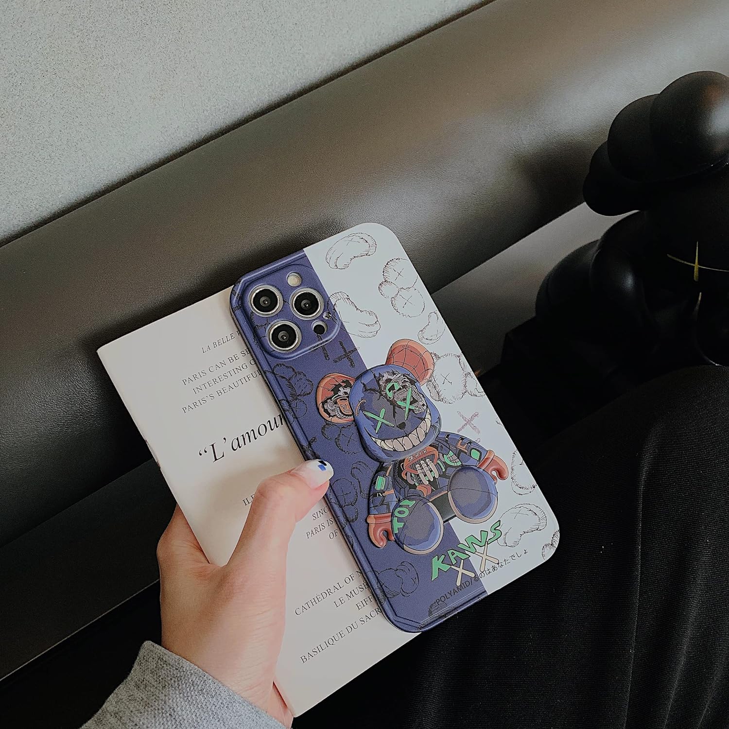 PBXOO iPhone 13 PRO Solid CASE XX 3D Creative Design TPU for Men Women Hard Bumper Silicone Shockproof Protective