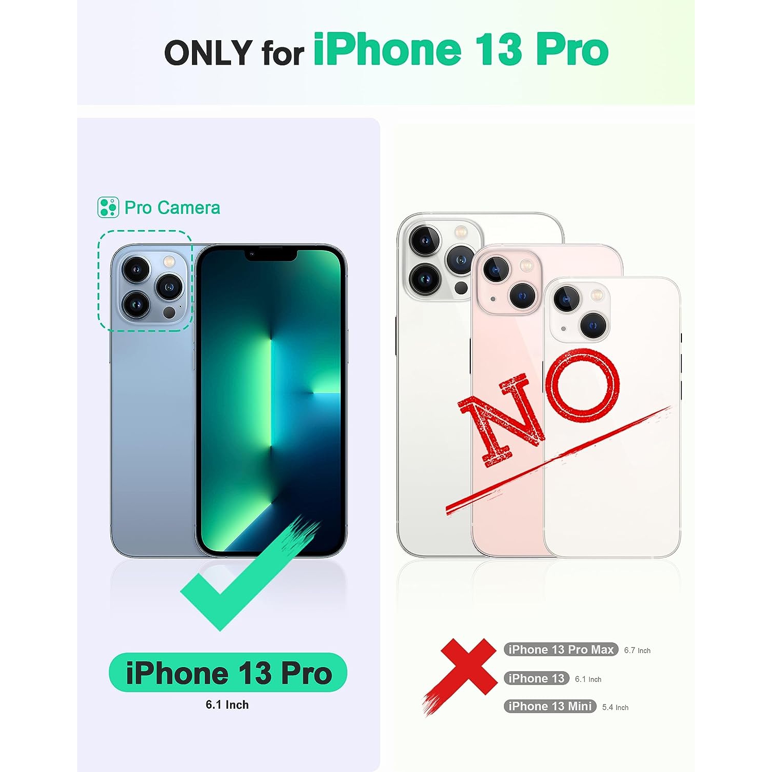 Wallet Case for iPhone 13 Pro 5G, [RFID Blocking] Card Slot Stand [Shockproof TPU Interior Case] PU Leather