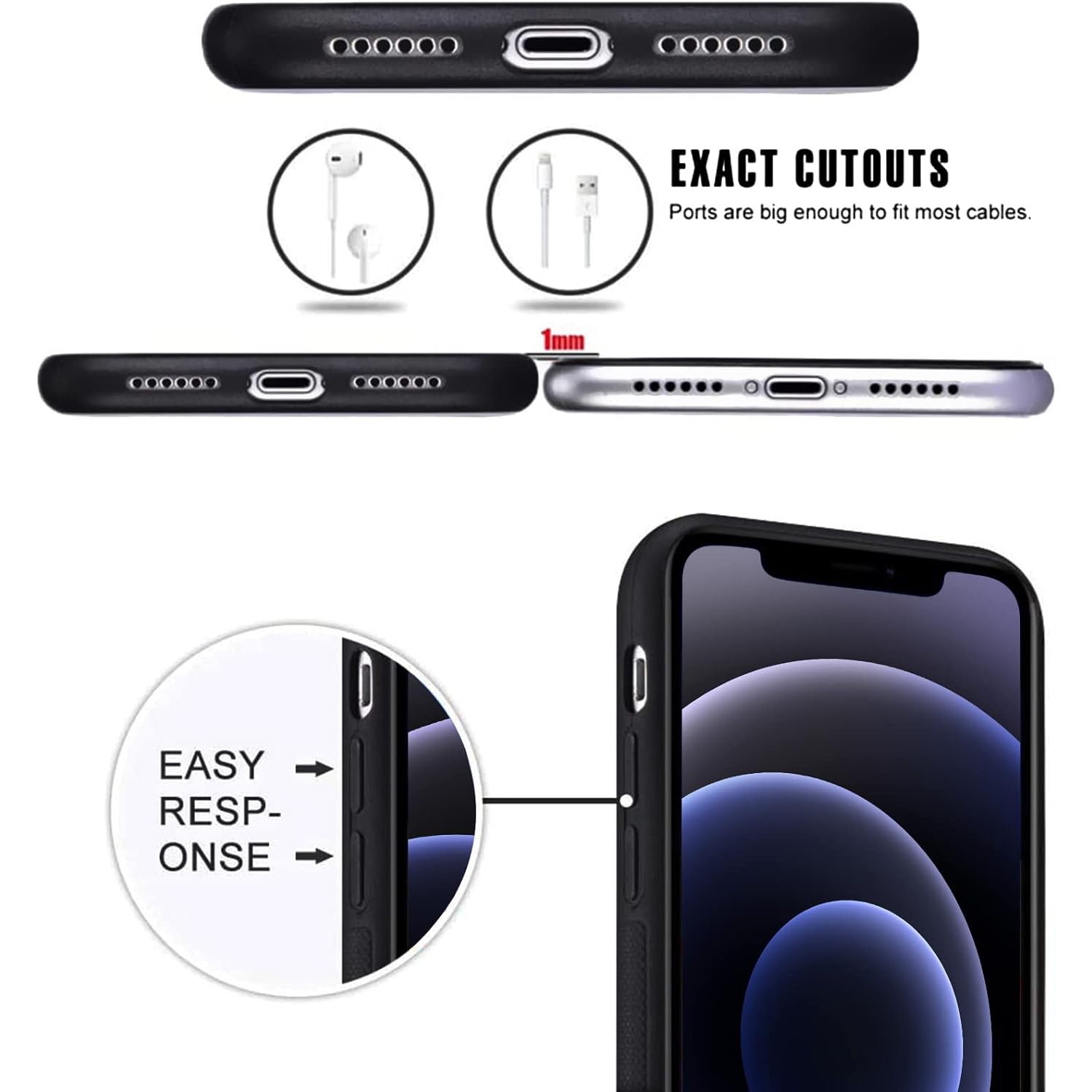 for iPhone XR Girls Women Cute Case Retro Trippy Smiley Face Print Soft TPU Hard Back Shockproof Anti-Scratch