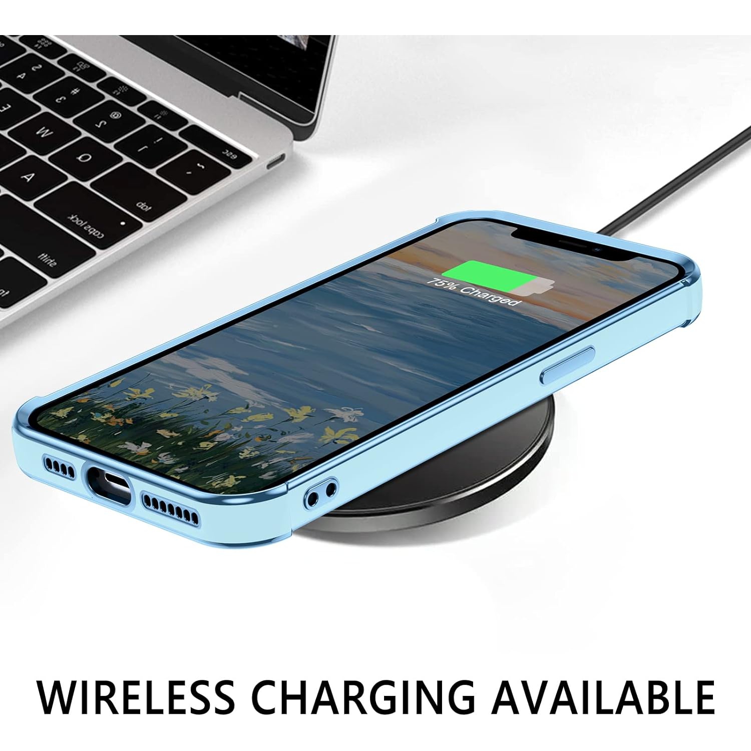 iPhone 11 Pro Max Case Cute Heart Pattern Soft TPU Plating Cover for Women Girls with Camera Protection & 4