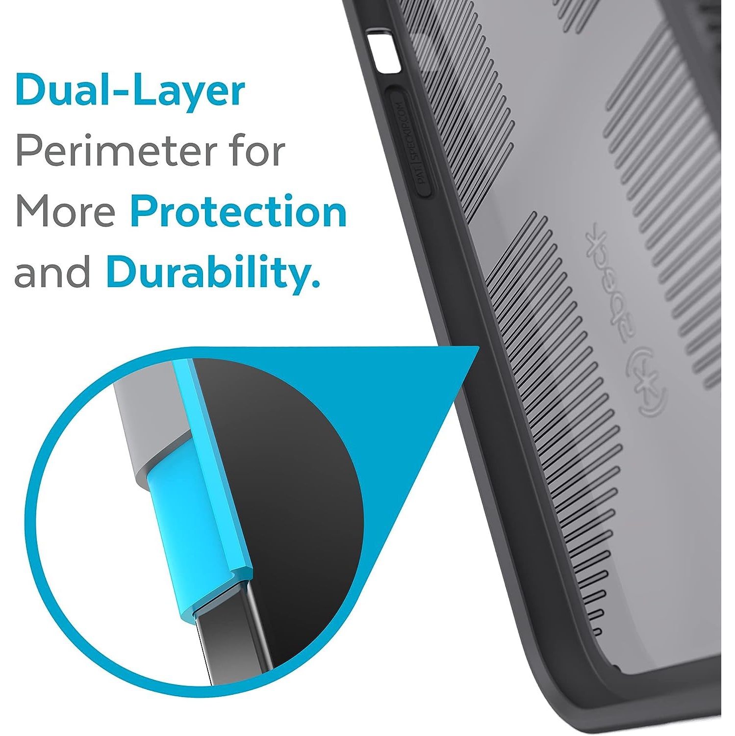 Products GemShell Grip iPhone 13 Pro Max/iPhone 12 Pro Max Case, Onyx/Onyx