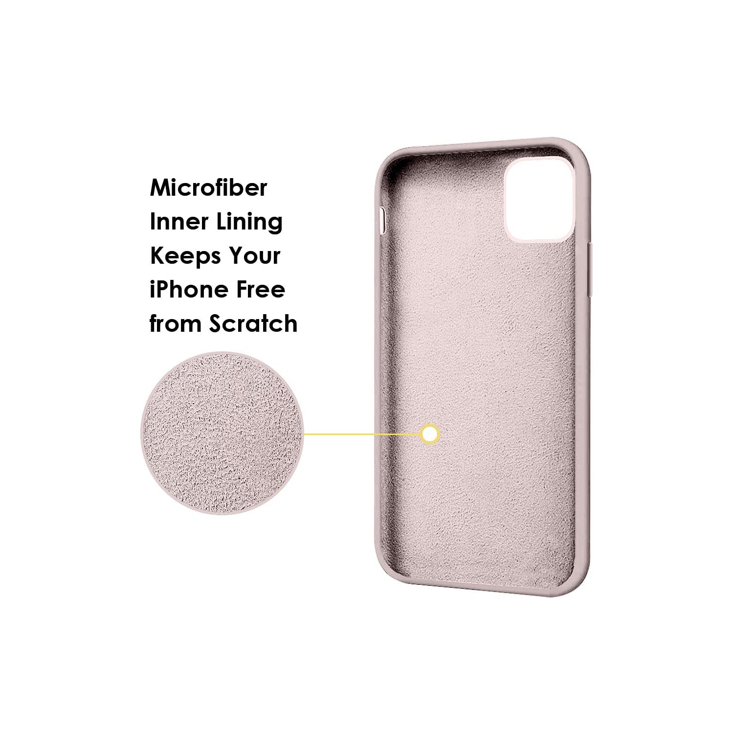 Compatible with iPhone 12 Pro Max Phone Case 6.7 inch with Ring Kickstand | Super Soft Microfiber Lining |