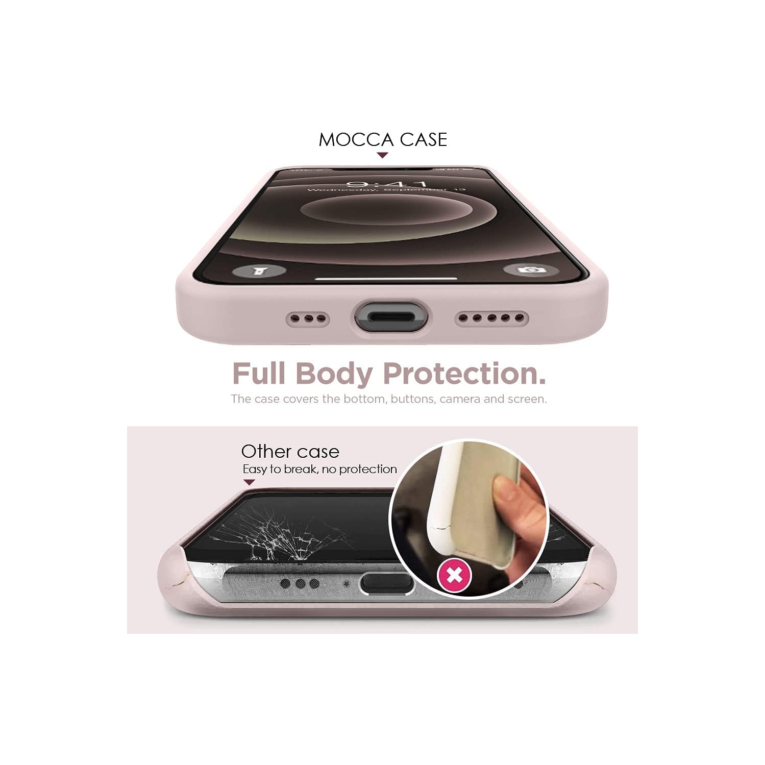 Compatible with iPhone 12 Pro Max Phone Case 6.7 inch with Ring Kickstand | Super Soft Microfiber Lining |