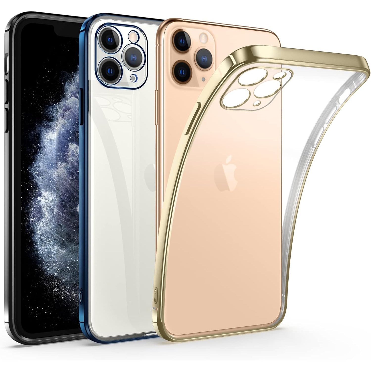 Crystal Clear Case for iPhone 11 Pro Max, [Not Yellowing] [Camera Protection] [Military Grade Drop Tested]
