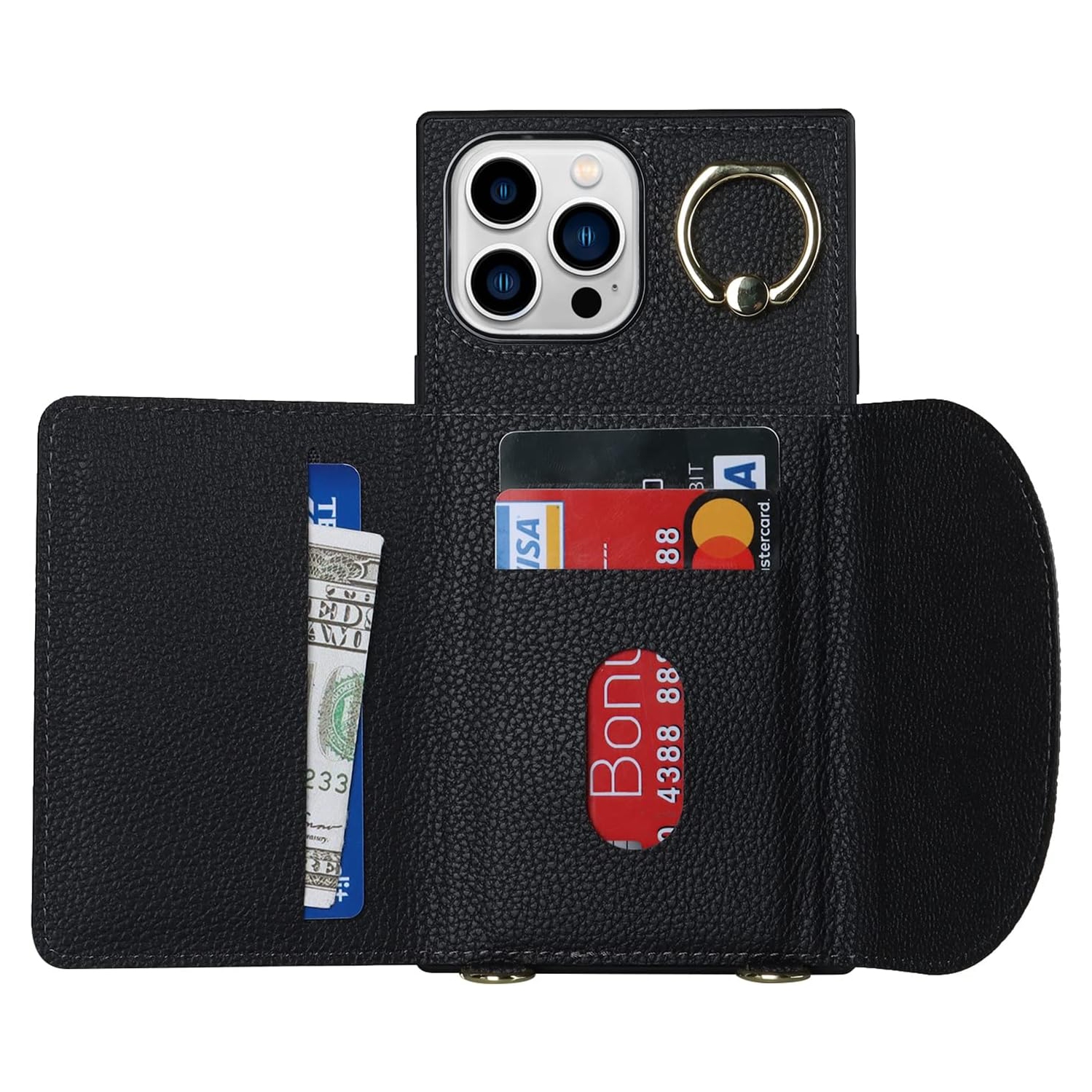 Crossbody Phone Cases for iPhone 13 Pro Max with Card Holder for Women,iPhone 12 Pro Max Case Wallet with Strap