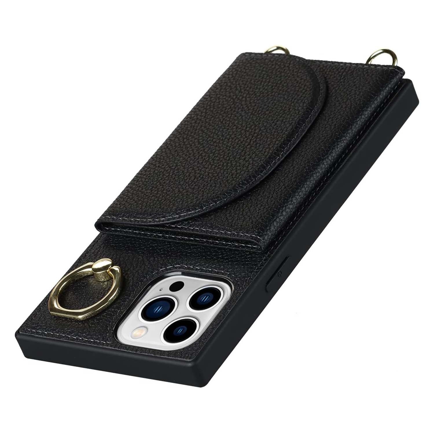 Crossbody Phone Cases for iPhone 13 Pro Max with Card Holder for Women,iPhone 12 Pro Max Case Wallet with Strap