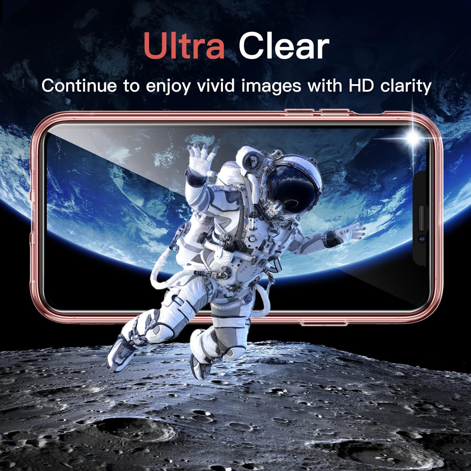 3 in 1 Case for iPhone 11 Pro 5.8-Inch, with 2-Pack Screen Protector and 2-Pack Camera Lens Protector, Full