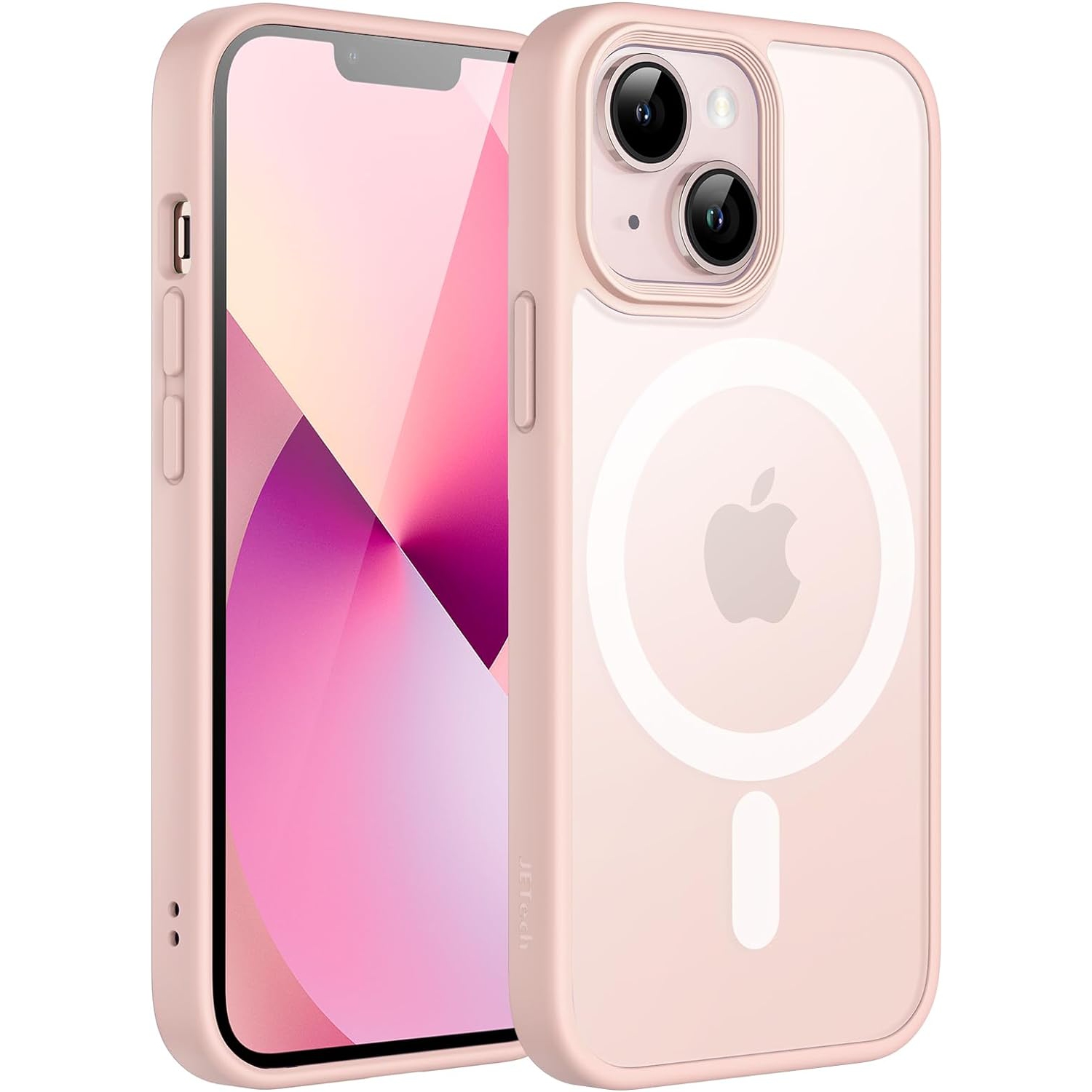 Magnetic Case for iPhone 13 Mini 5.4-Inch Compatible with MagSafe, Translucent Matte Back Slim Shockproof Phone