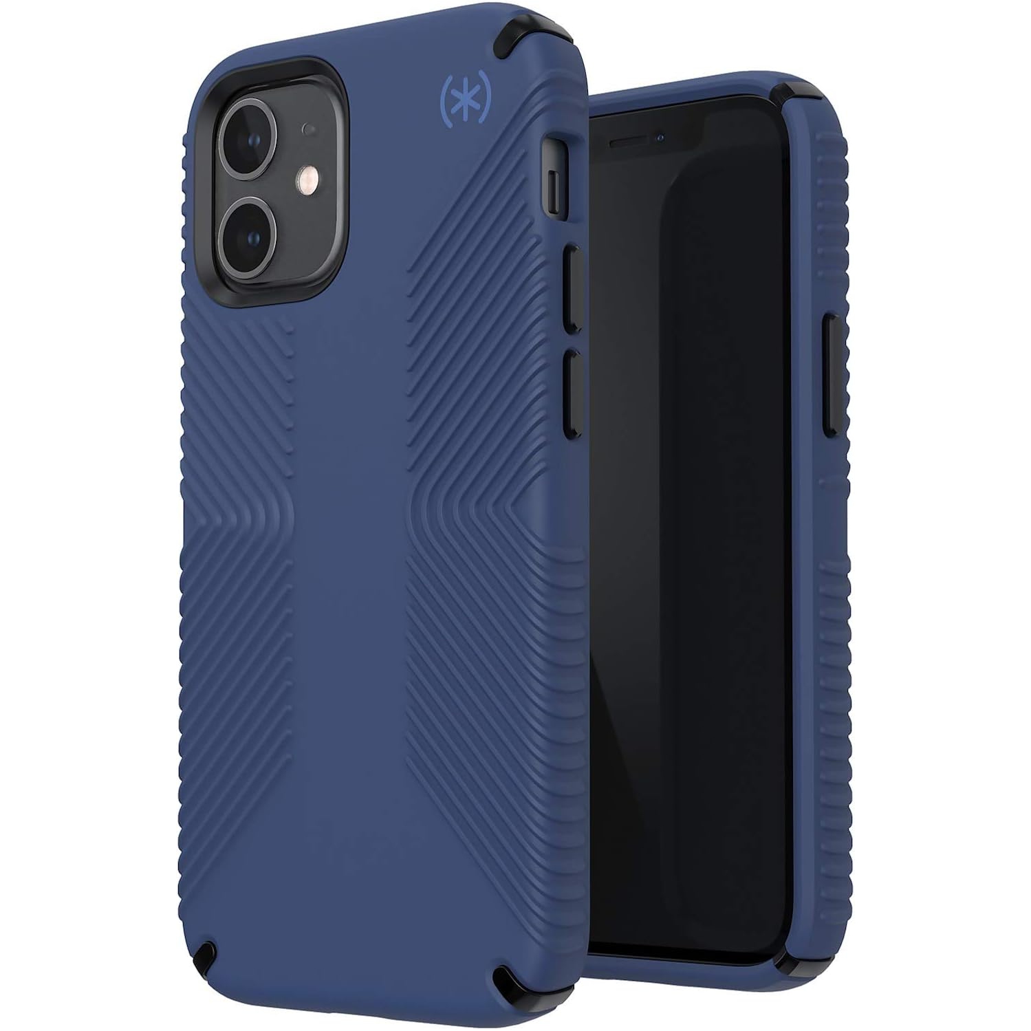 Products Presidio2 Grip iPhone 12 Mini Case, Coastal Blue/Black/Storm Blue