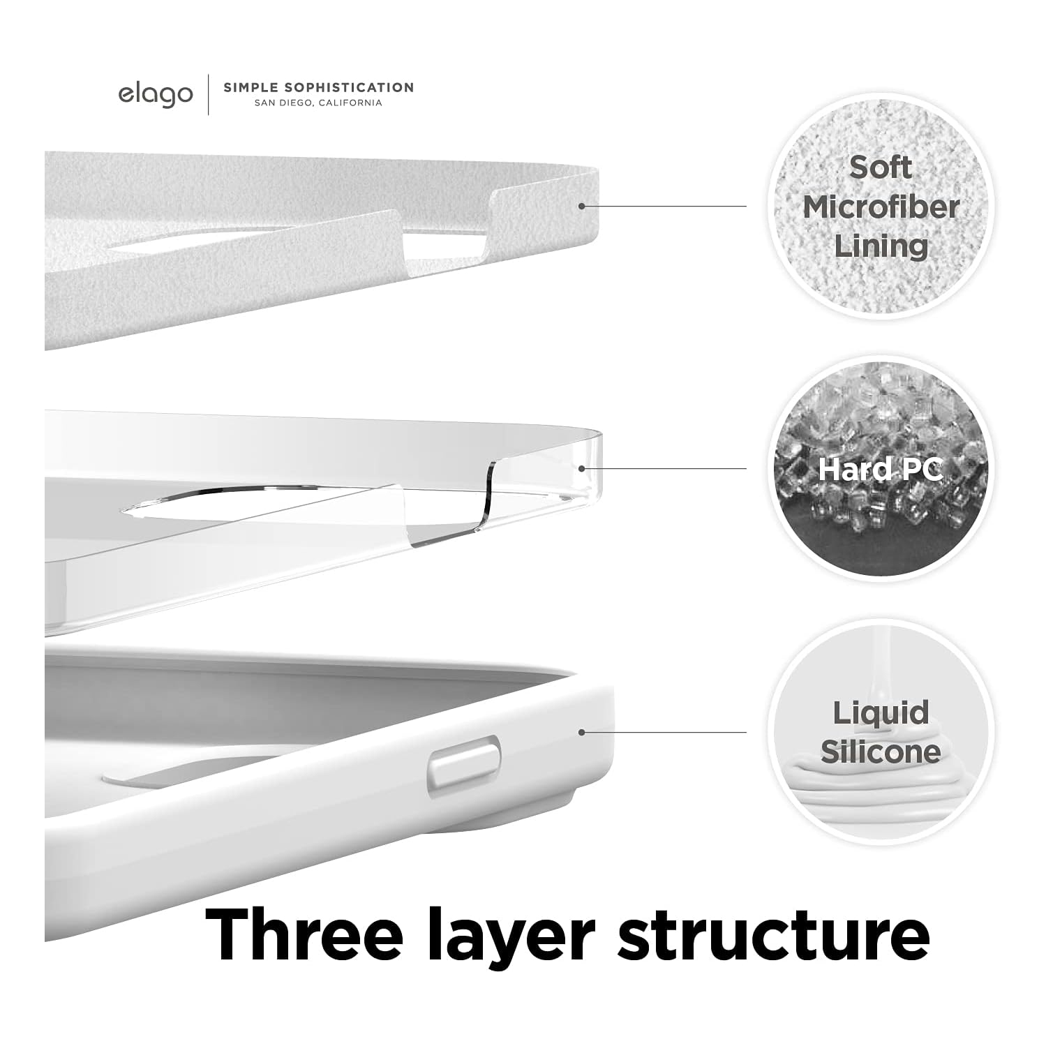 Compatible with iPhone 13 Pro Case, Liquid Silicone Case, Full Body Screen Camera Protective Cover, Shockproof,