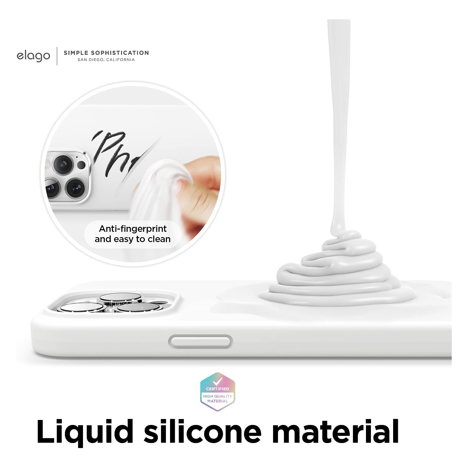 Compatible with iPhone 13 Pro Case, Liquid Silicone Case, Full Body Screen Camera Protective Cover, Shockproof,