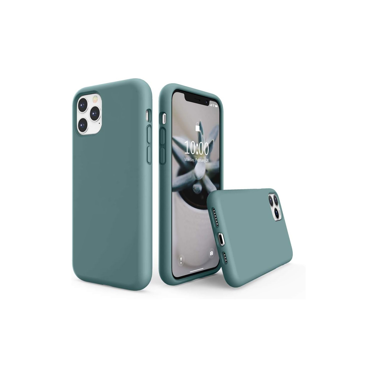 Silicone Case for iPhone 11 Pro Max Case, Liquid Silicone Protective Phone Case Cover (Full Body, Soft Case