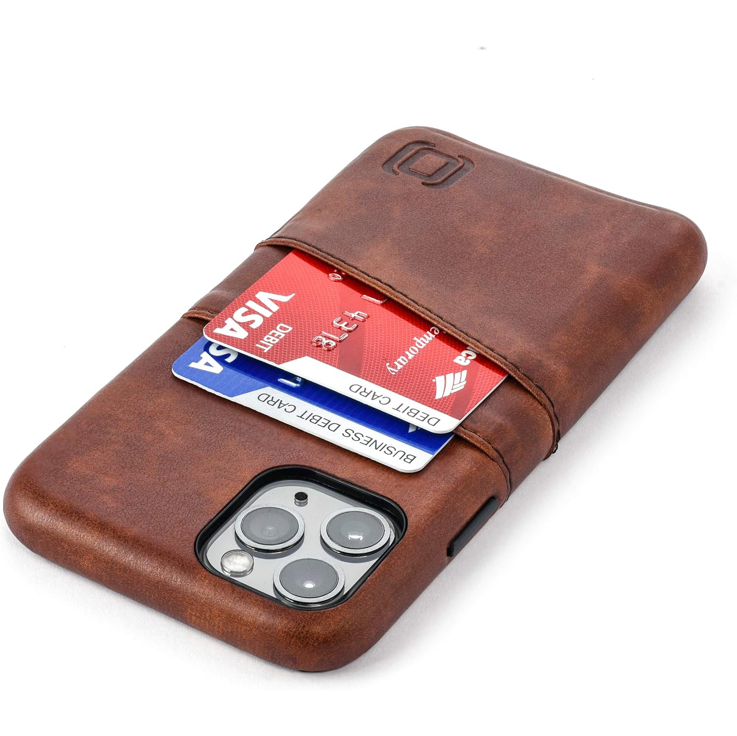 iPhone 11 Pro Wallet Case: Built-in Metal Plate for Magnetic Mounting & 2 Credit Card Holders (5.8" Exec M2,