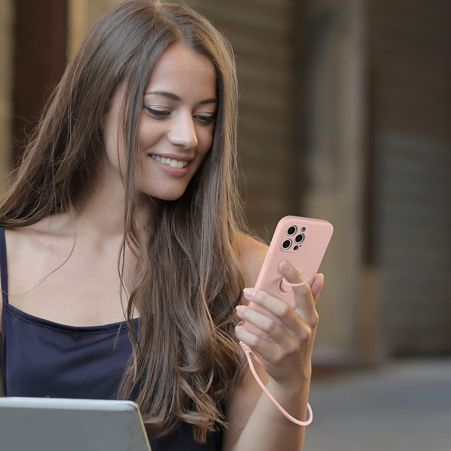 Étui avec béquille de Ring compatible avec l'étui Pro Max pour iPhone 12 2020, support magnétique pour l'auto