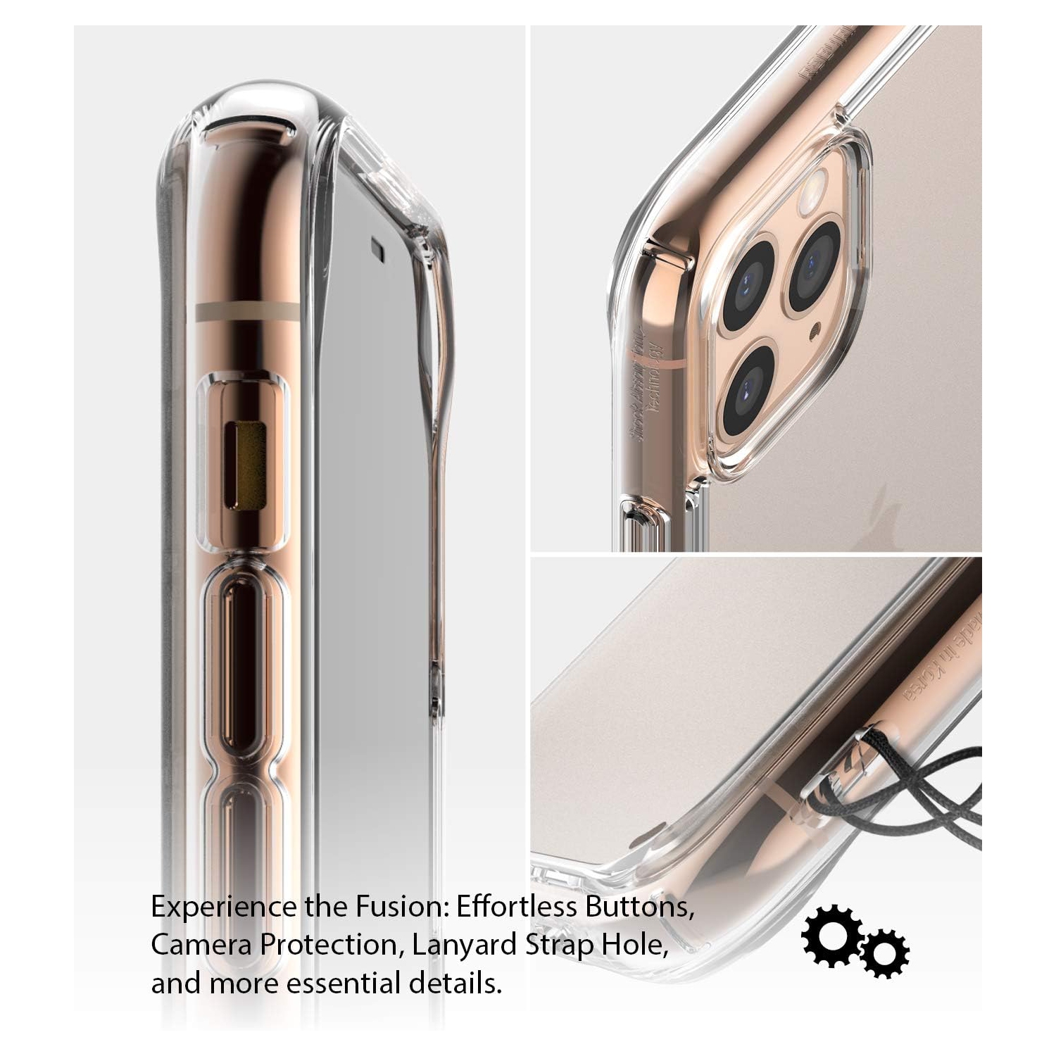 Fusion No-Smudge Matte Designed for iPhone 11 Pro Case, Clear Matte Anti-Fingerprint Protective Cover -