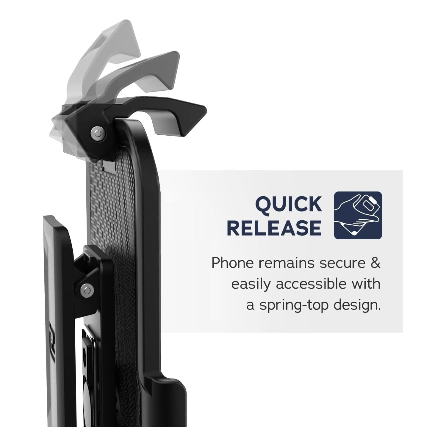 Belt Clip Holster - Fits Otterbox Commuter Series, iPhone 13 Pro Max - iPhone 14 Pro Max