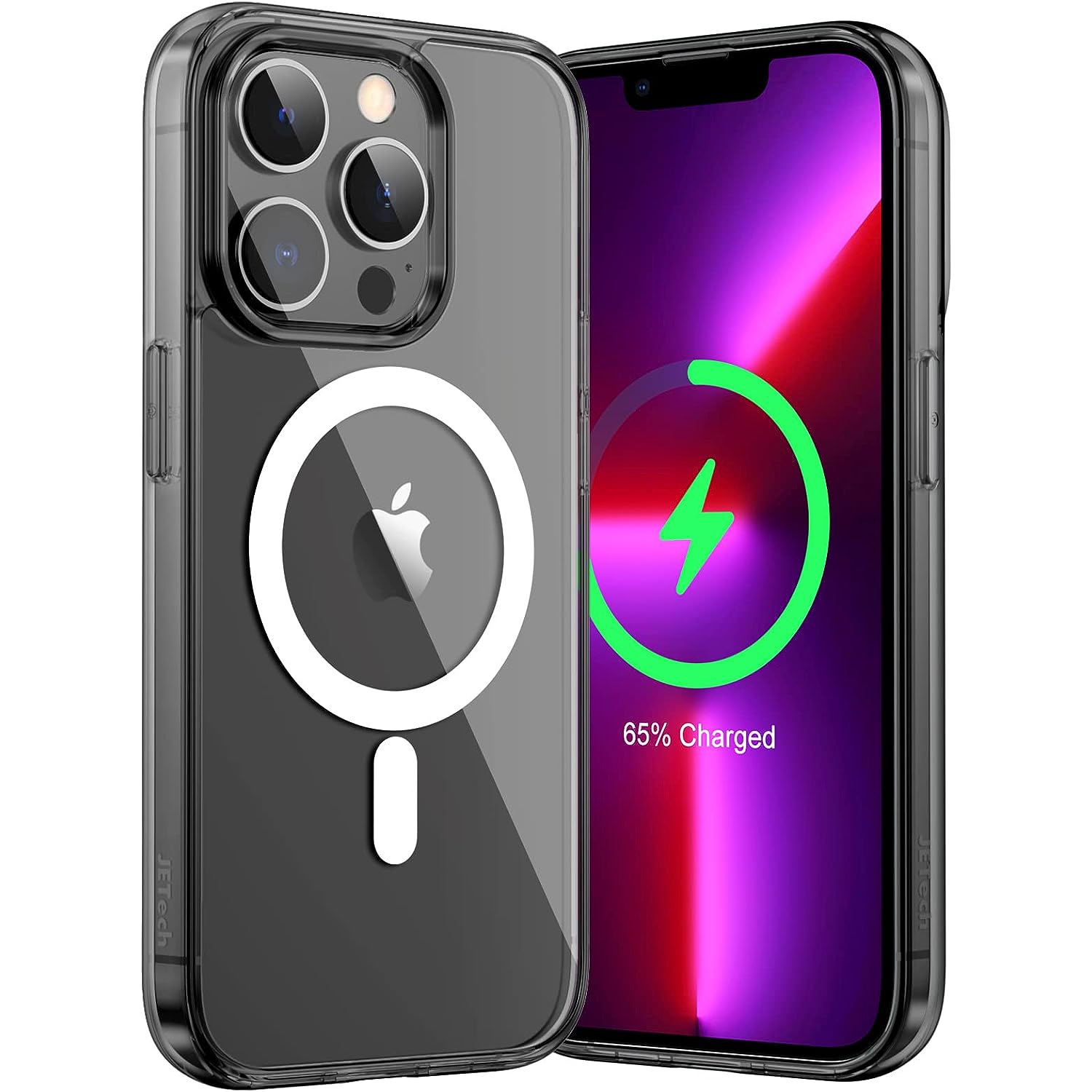 Magnetic Case for iPhone 13 Pro 6.1-Inch Compatible with MagSafe Wireless Charging, Shockproof Phone Bumper