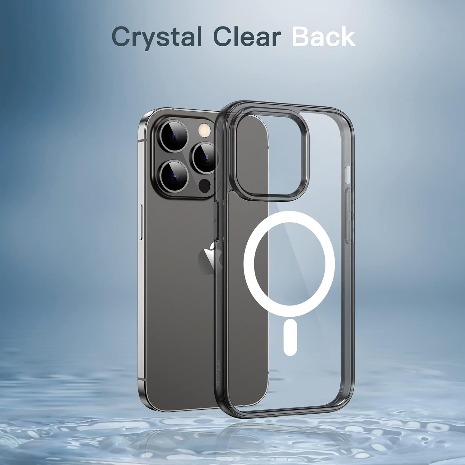 Magnetic Case for iPhone 13 Pro 6.1-Inch Compatible with MagSafe Wireless Charging, Shockproof Phone Bumper