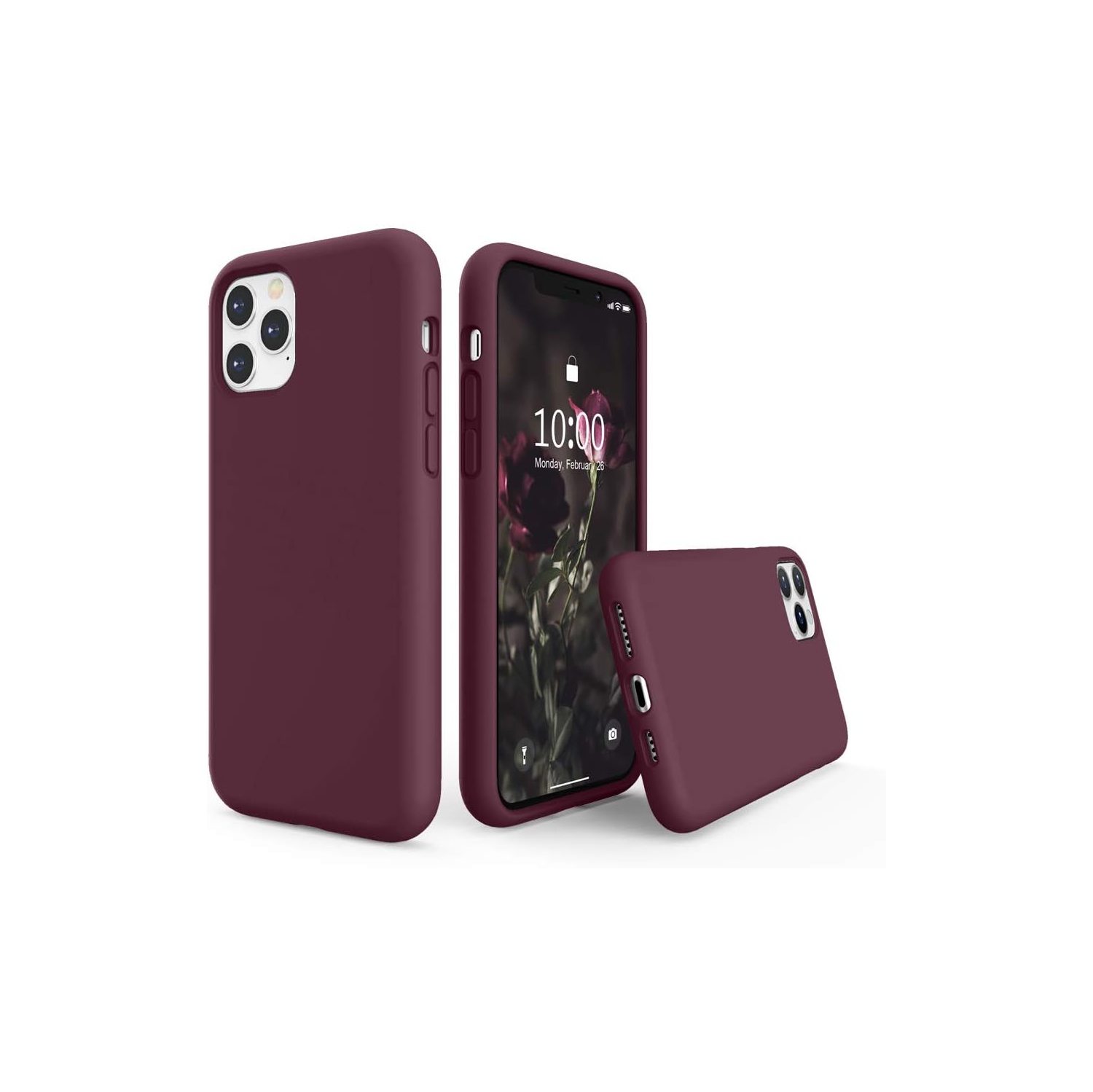 Silicone Case for iPhone 11 Pro Max Case, Liquid Silicone Protective Phone Case Cover (Full Body, Soft Case