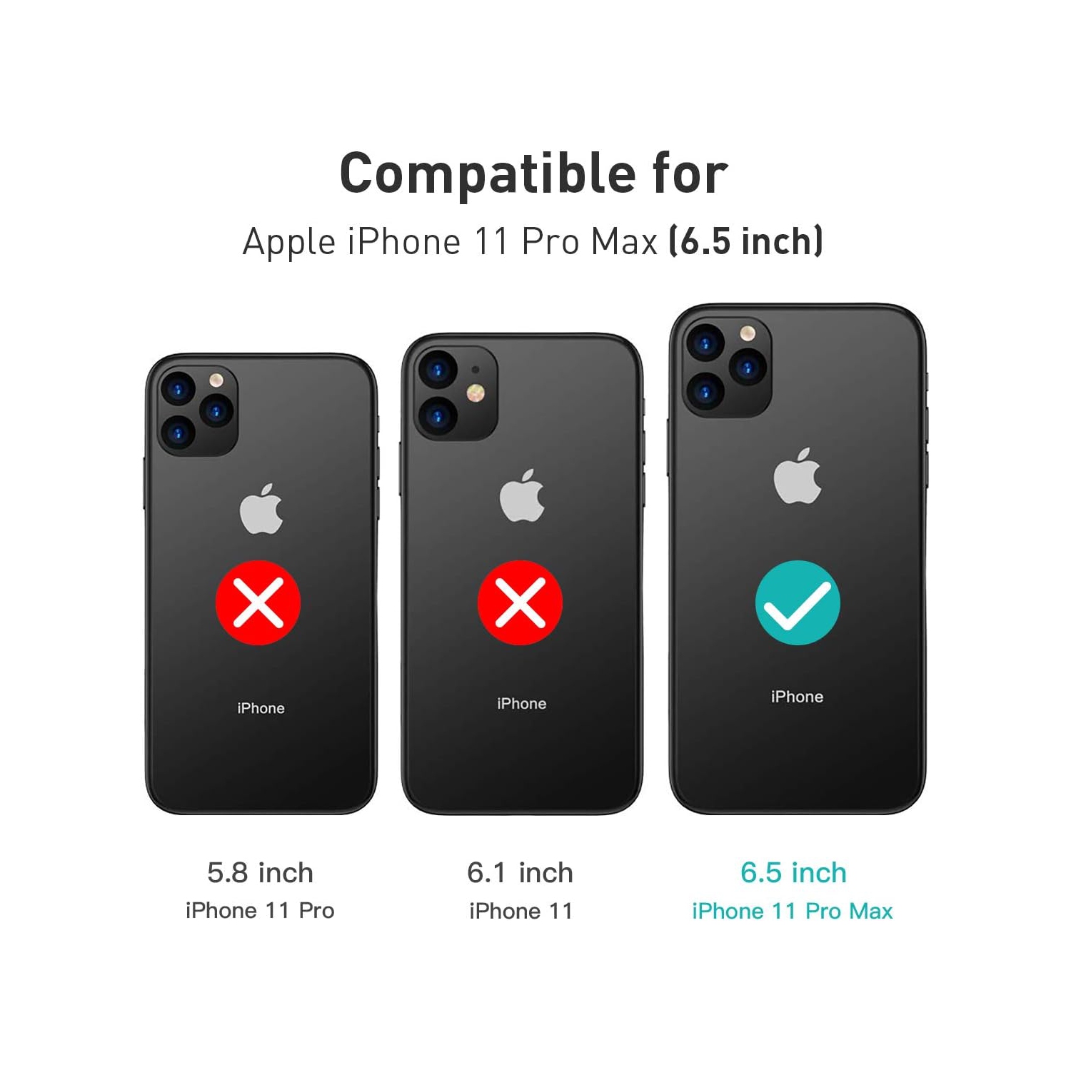 for iPhone 11 Pro Max Case, Drop Protection Full Body Rugged Heavy Duty Case, Shockproof/Drop/Dust Proof