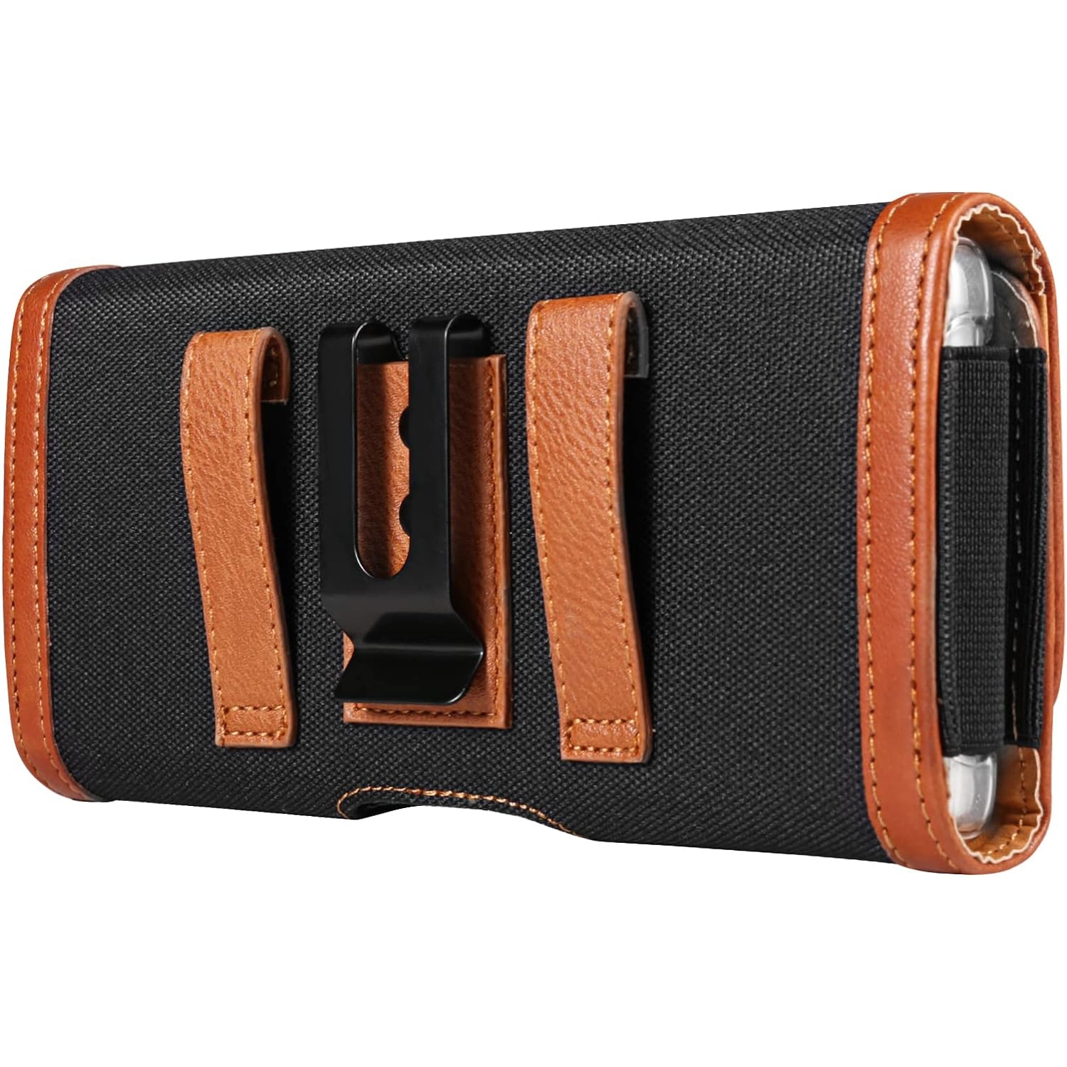 Nylon Cell Phone Holster Case Compatible for iPhone 14 Pro Max Galaxy S22 Ultra A02s A03s A12 A13 A21 A42 A51 A52 Moto