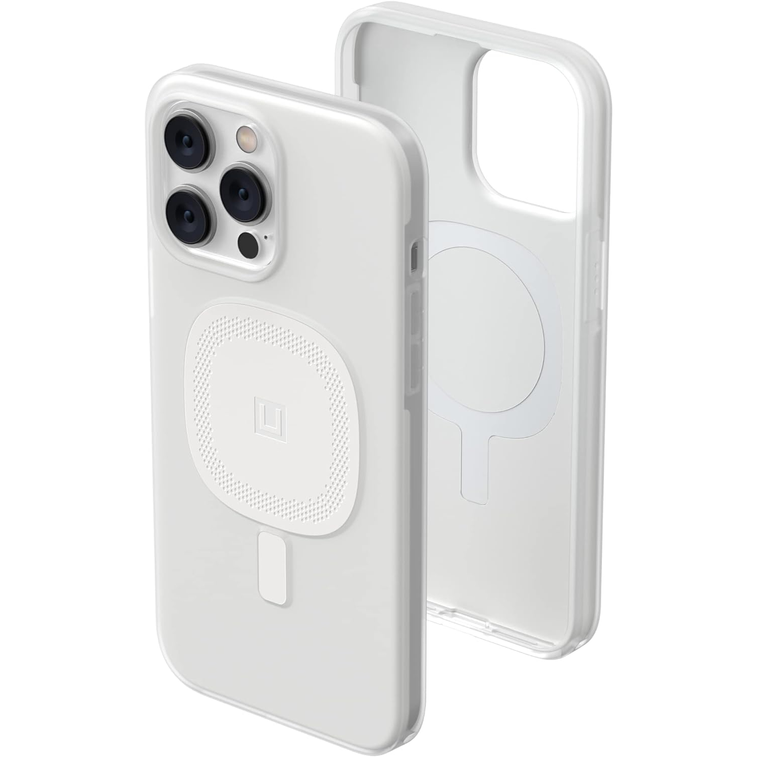 [U] by UAG Designed for iPhone 14 Pro Max Case White Marshmallow 6.7" Lucent 2.0 Build-in Magnet Compatible