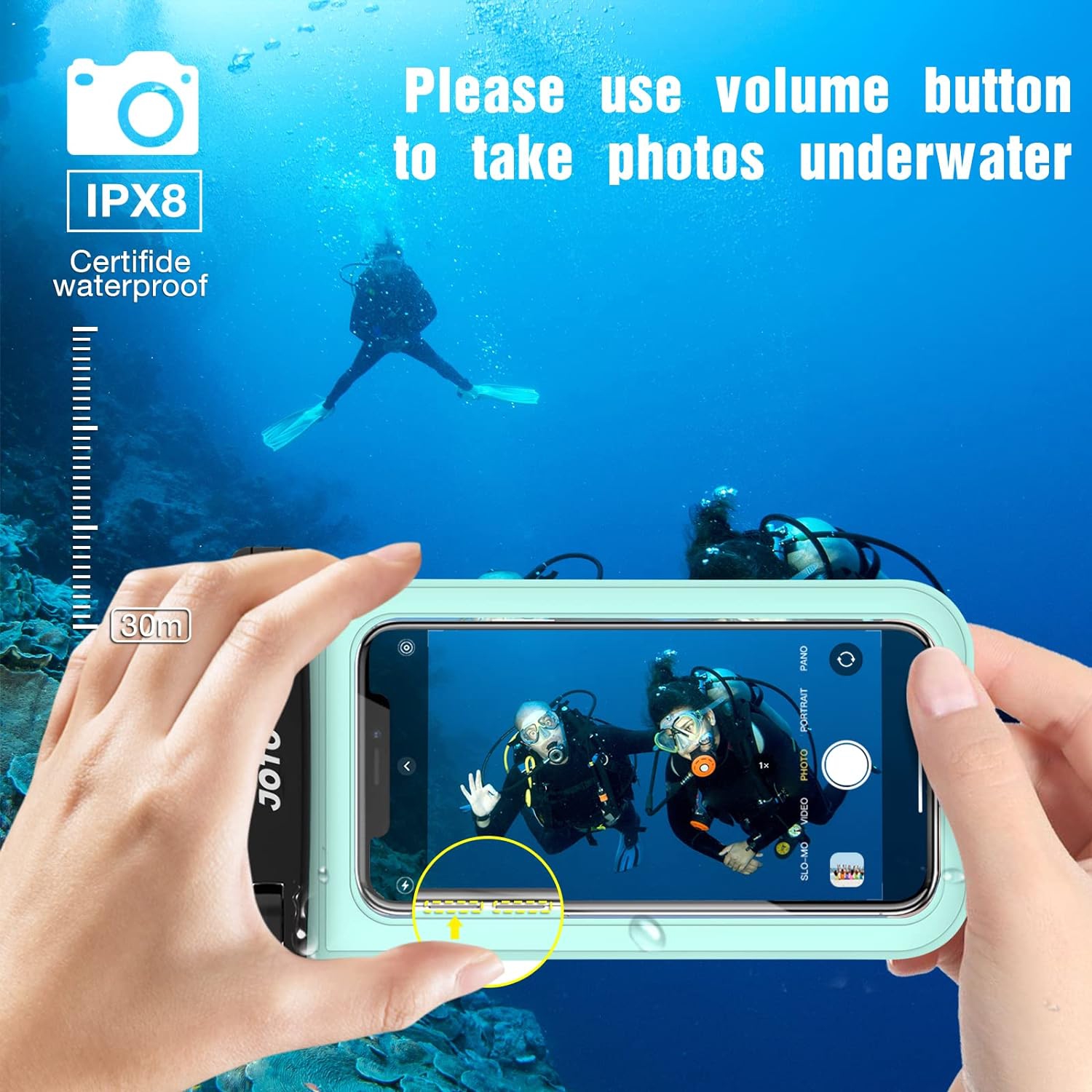 Waterproof Phone Pouch Universal Waterproof Case Dry Bag for iPhone 14 13 12 11 Pro Max Plus XS XR X 8 Galaxy S22
