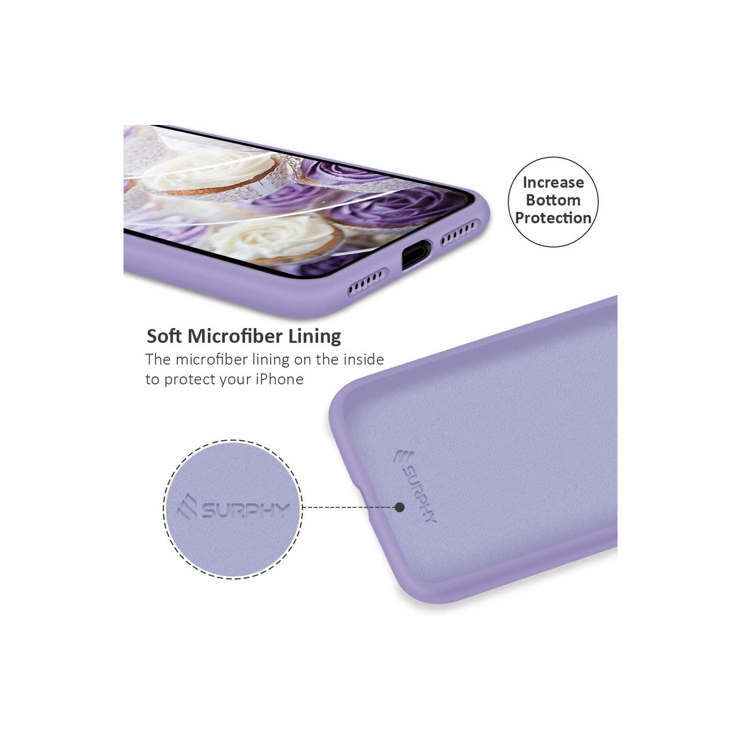 iPhone XR Silicone Case,Liquid Silicone Gel Rubber Anti-Scratch 6.1 inch Phone Case for iPhone XR