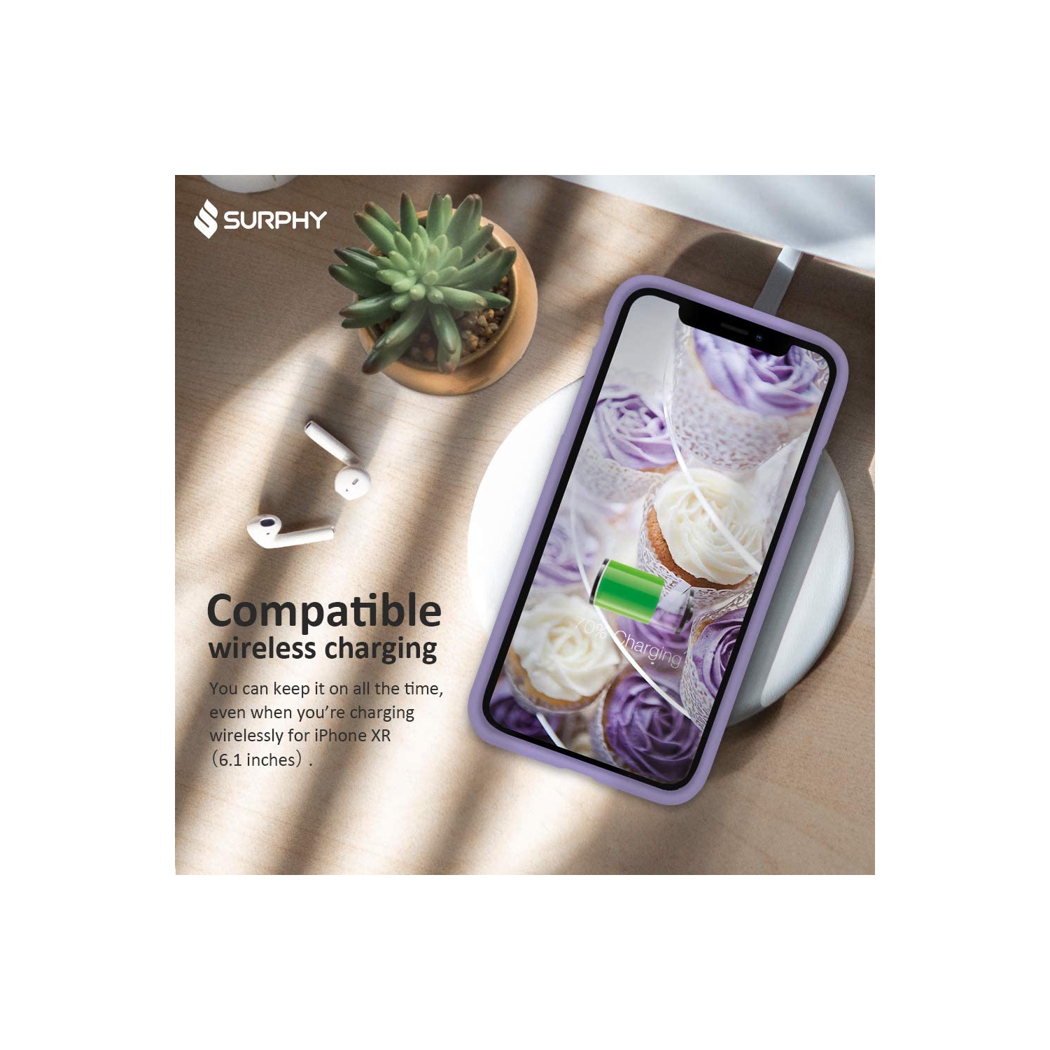 iPhone XR Silicone Case,Liquid Silicone Gel Rubber Anti-Scratch 6.1 inch Phone Case for iPhone XR